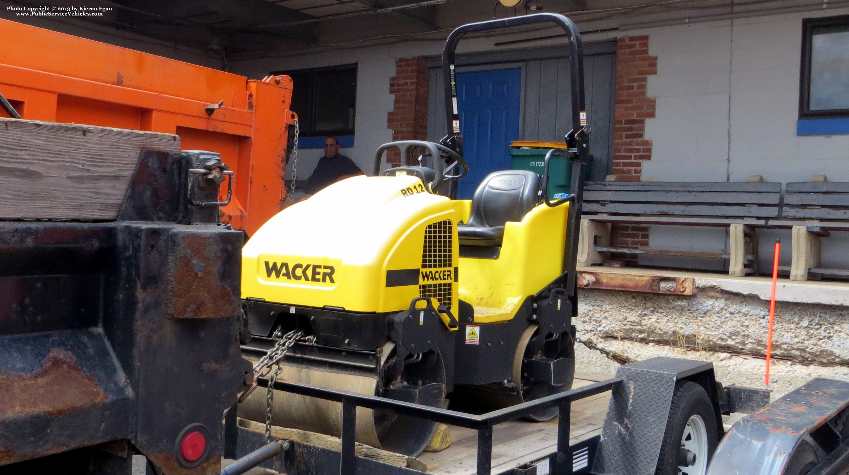 A photo  of Norwood Public Works
            Roller, a 1990-2010 Wacker Neuson             taken by Kieran Egan