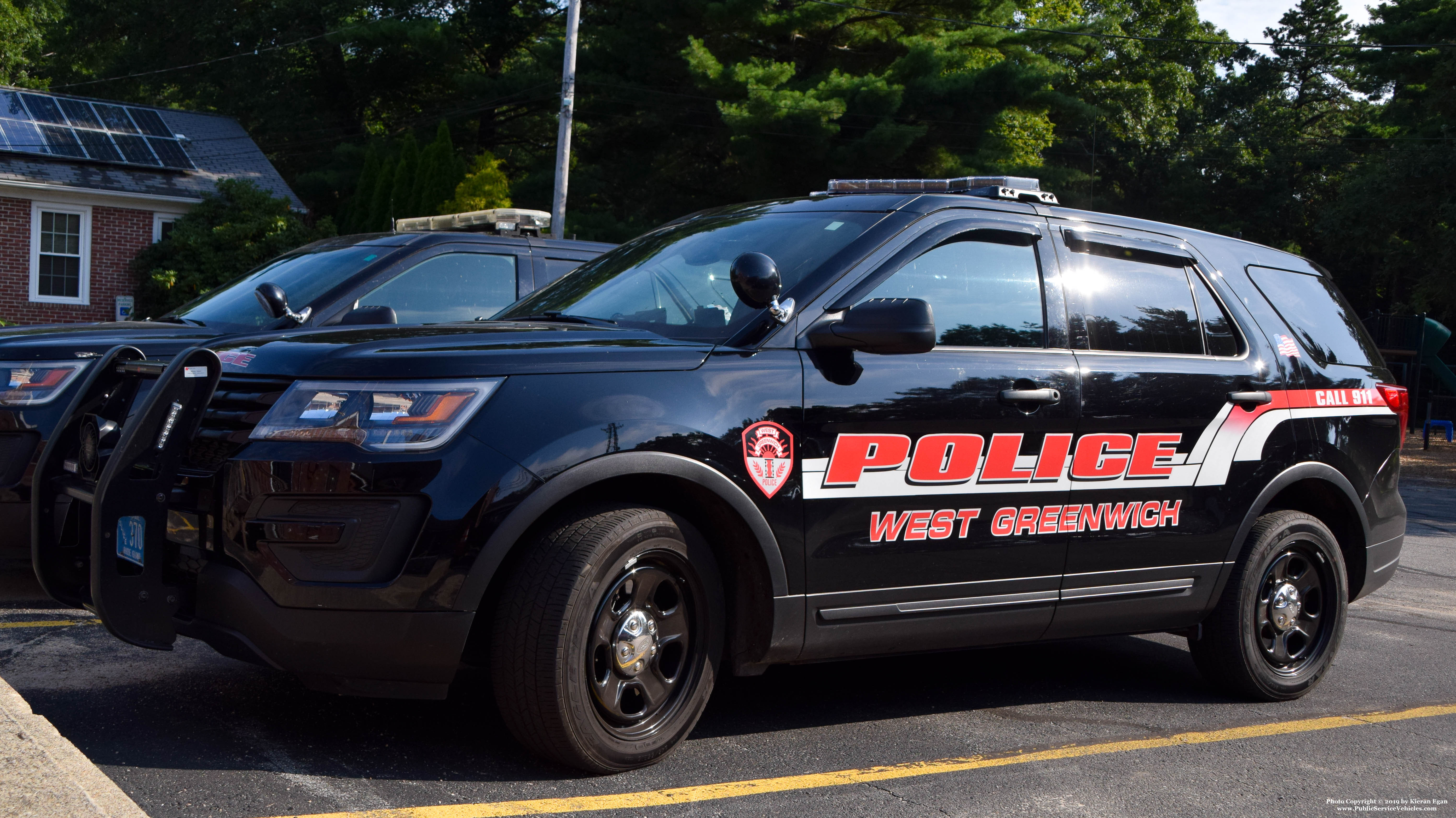 A photo  of West Greenwich Police
            Cruiser 370, a 2019 Ford Police Interceptor Utility             taken by Kieran Egan