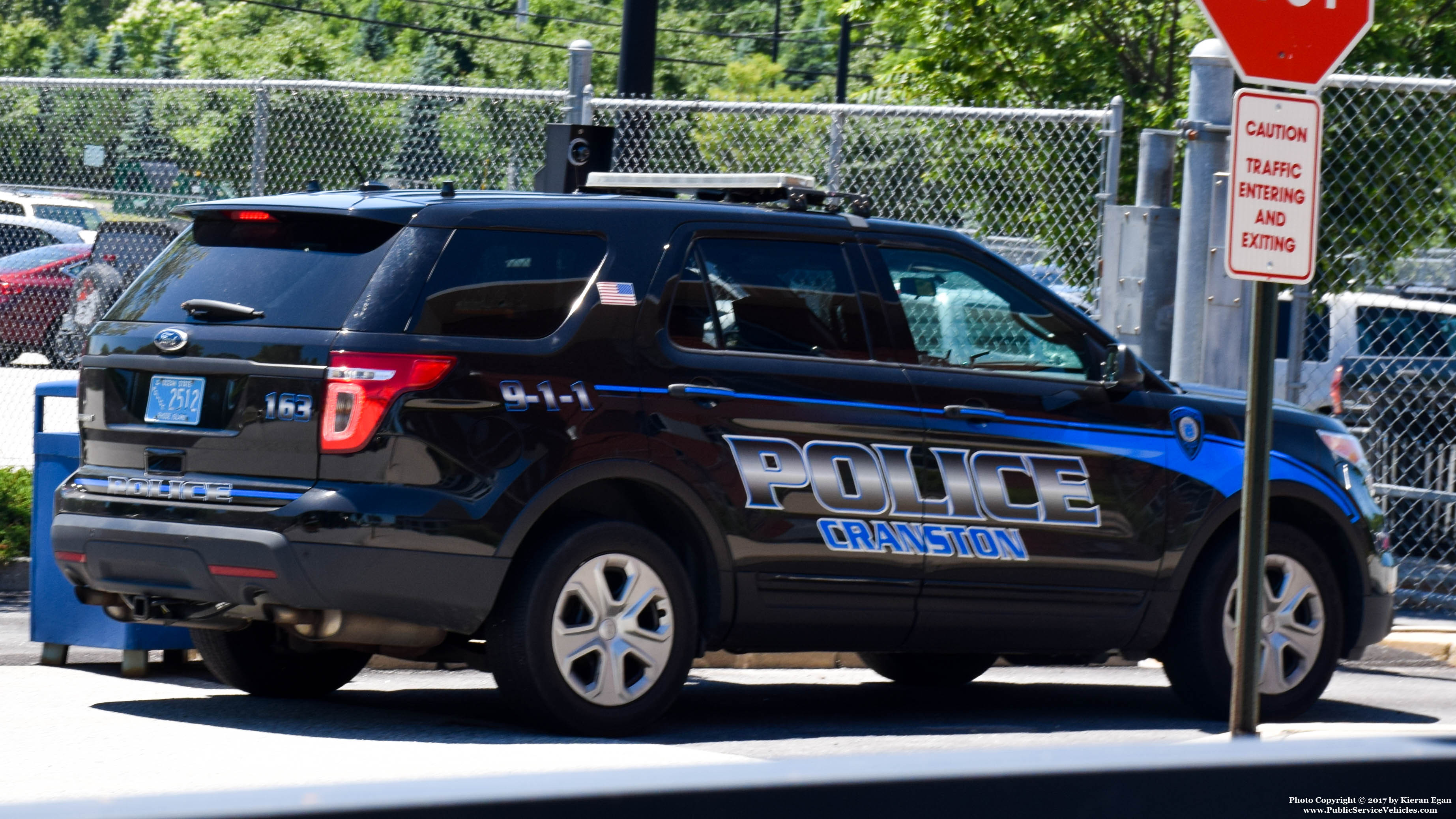 A photo  of Cranston Police
            Cruiser 163, a 2013 Ford Police Interceptor Utility             taken by Kieran Egan