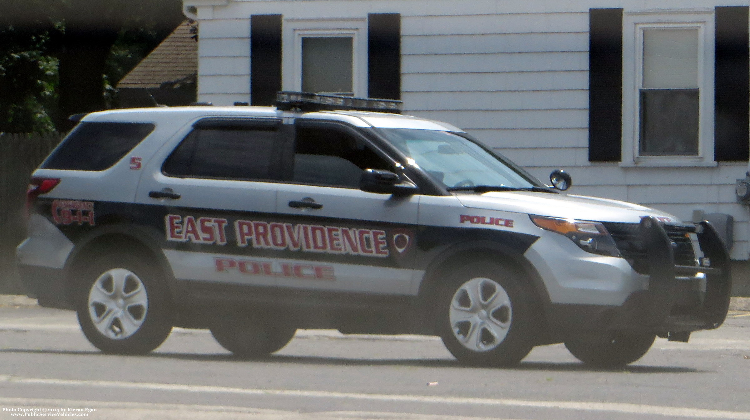 A photo of East Providence Police
Car 5, a 2014 Ford Police Interceptor Utility taken by Kieran Egan