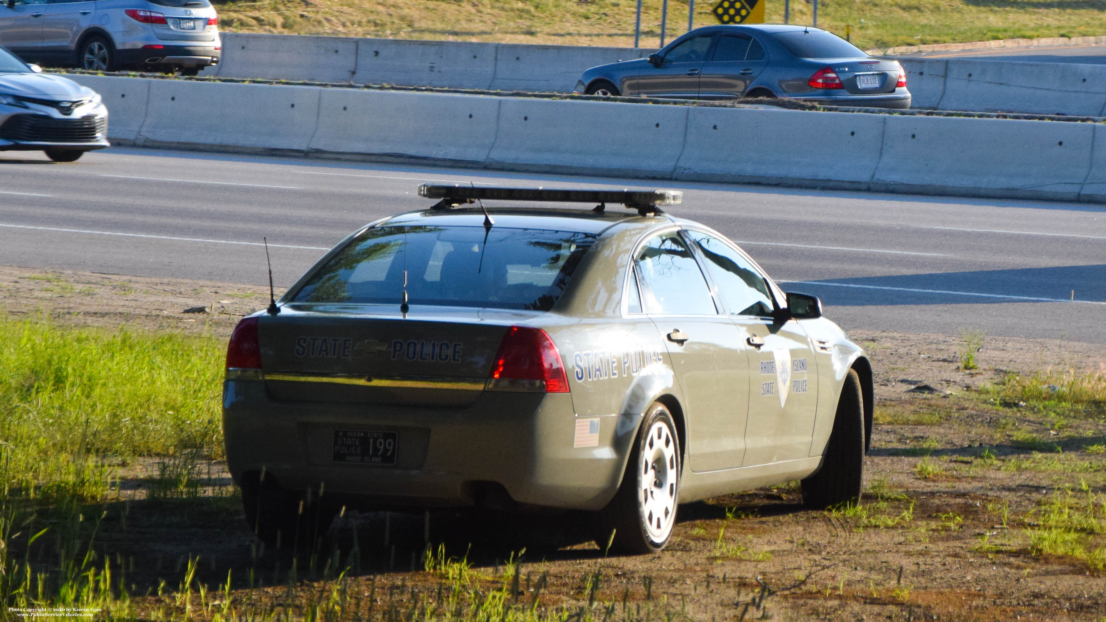 A photo  of Rhode Island State Police
            Cruiser 199, a 2013 Chevrolet Caprice             taken by Kieran Egan