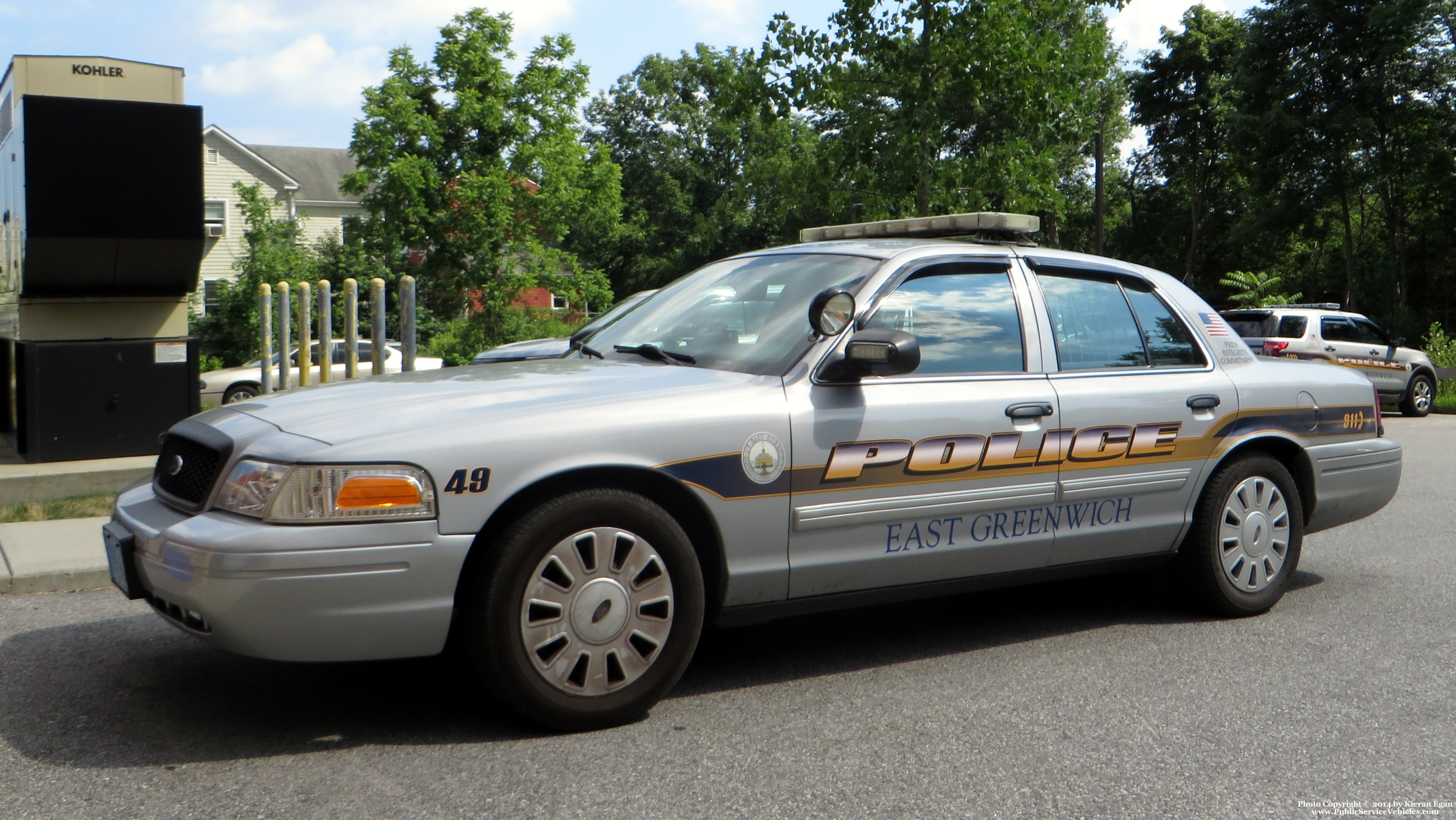 A photo  of East Greenwich Police
            Cruiser 1249, a 2009-2011 Ford Crown Victoria Police Interceptor/2009-2011 Ford Crown Victoria Police Interceptor             taken by Kieran Egan