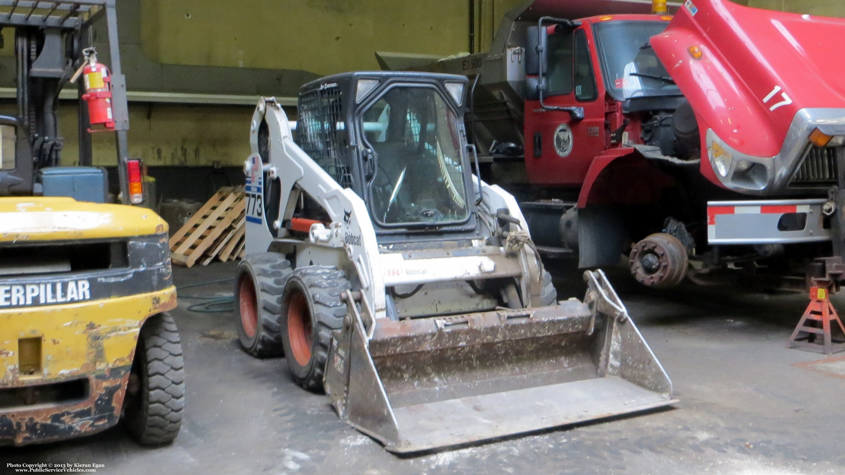 A photo  of Providence Public Works
            Bobcat, a 1990-2010 Bobcat 773             taken by Kieran Egan