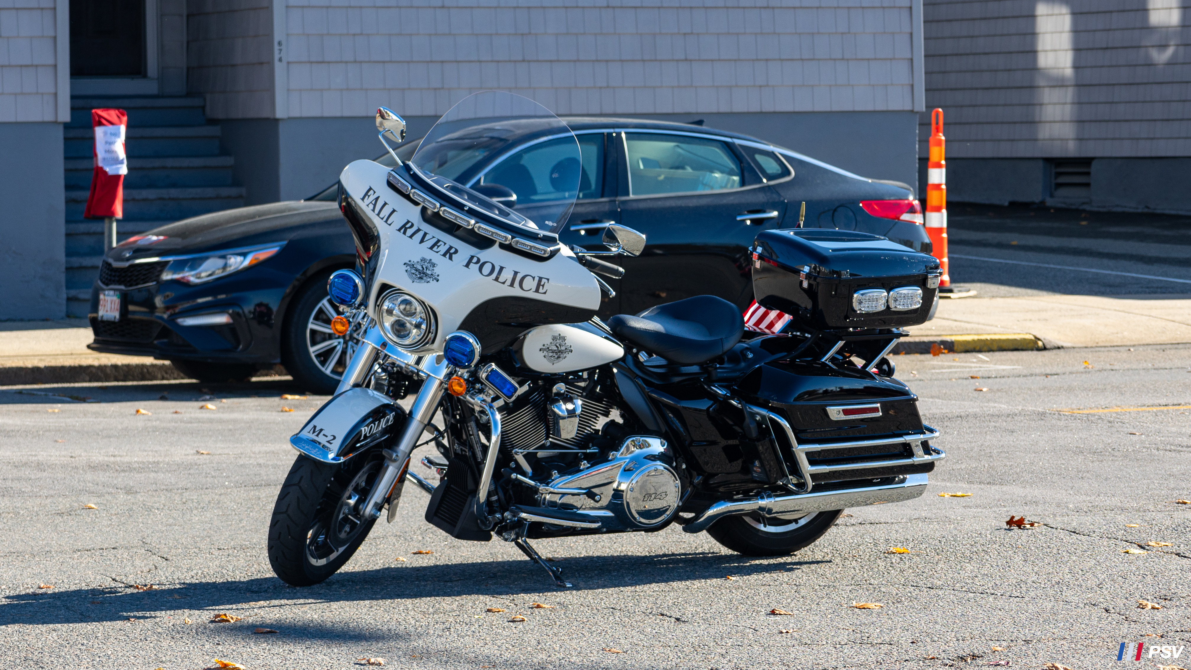 A photo  of Fall River Police
            Motorcycle 2, a 2024 Harley-Davidson Electra Glide Police             taken by Kieran Egan