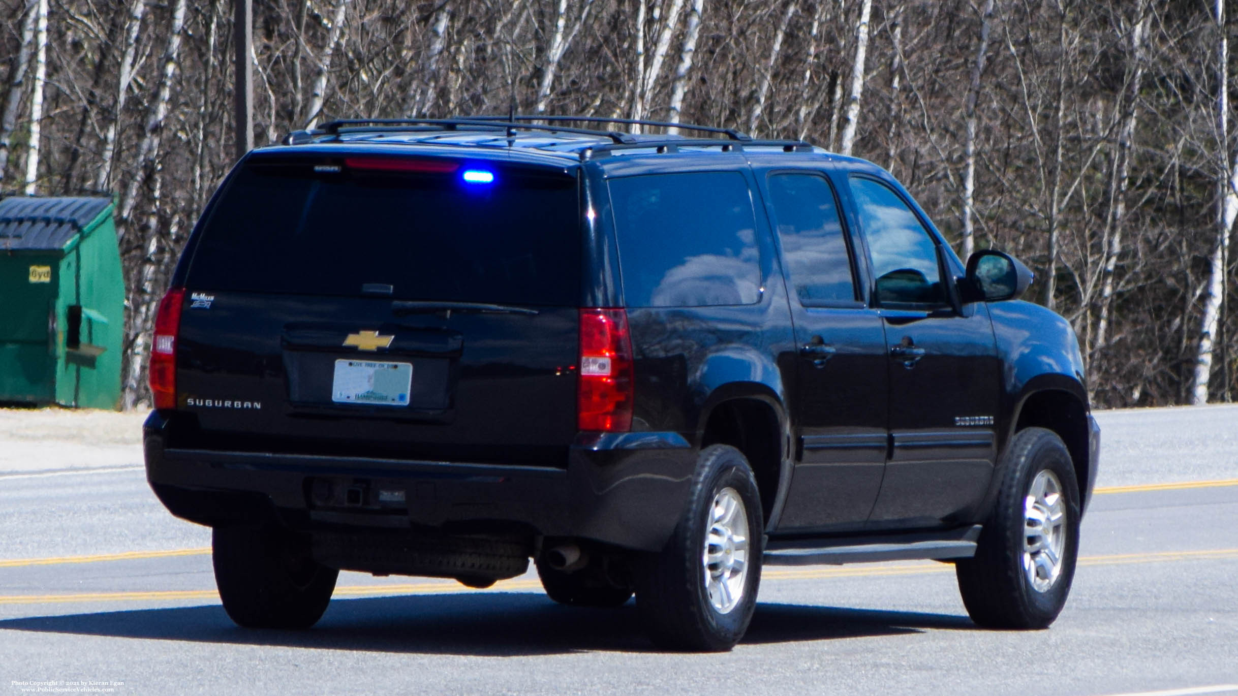 A photo  of New Hampshire State Police
            Unmarked Unit, a 2007-2014 Chevrolet Suburban             taken by Kieran Egan