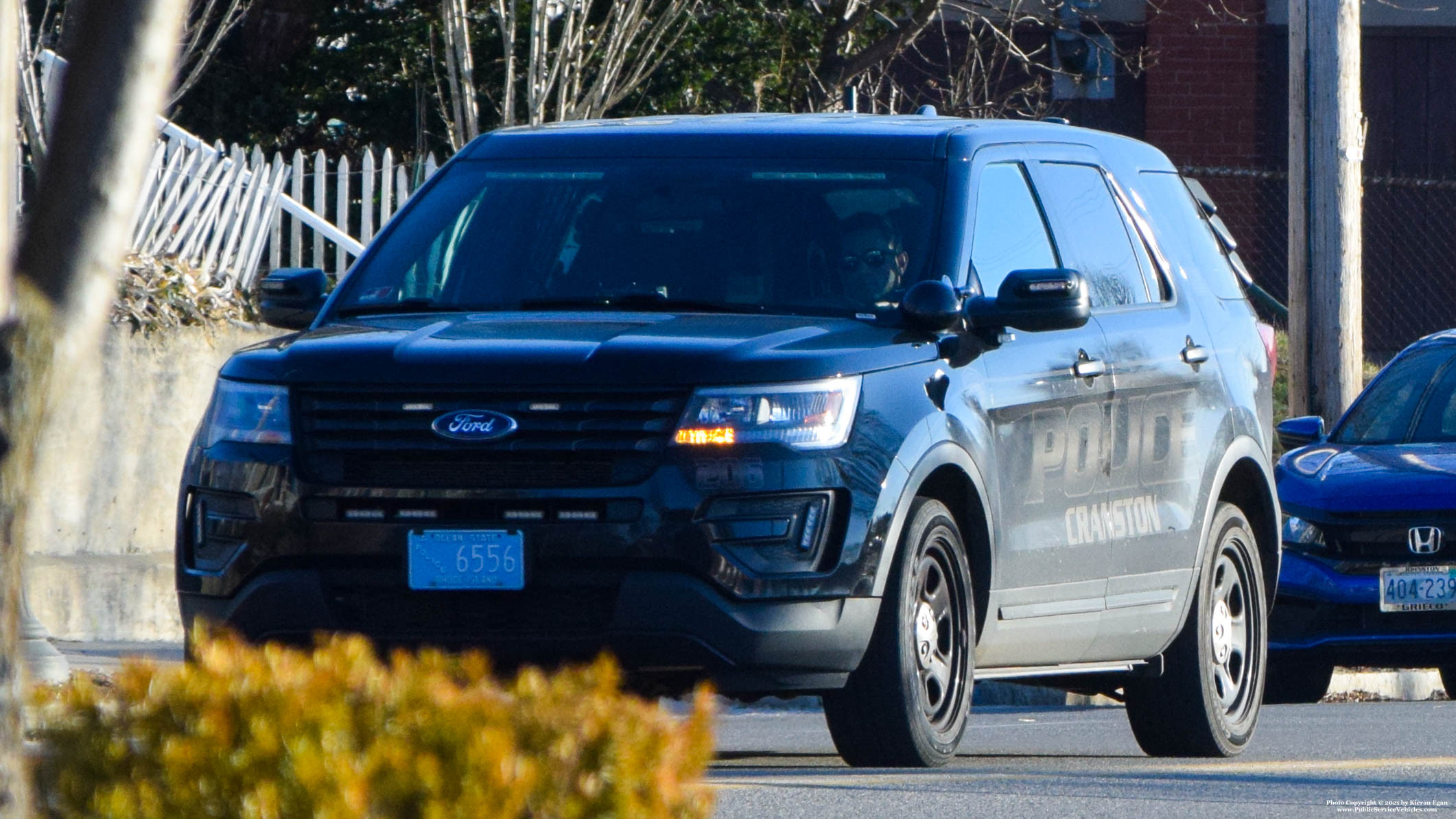 A photo  of Cranston Police
            Cruiser 206, a 2018 Ford Police Interceptor Utility             taken by Kieran Egan