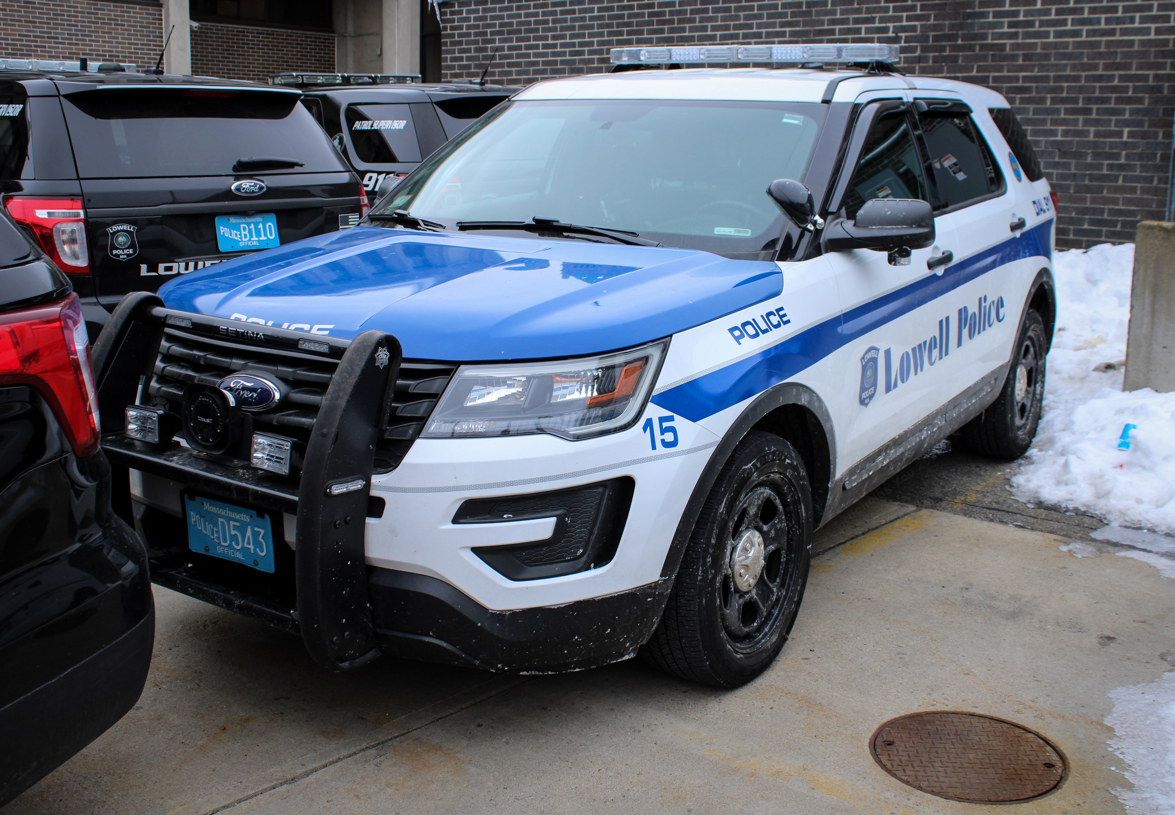 A photo  of Lowell Police
            Car 15, a 2018 Ford Police Interceptor Utility             taken by Nicholas You