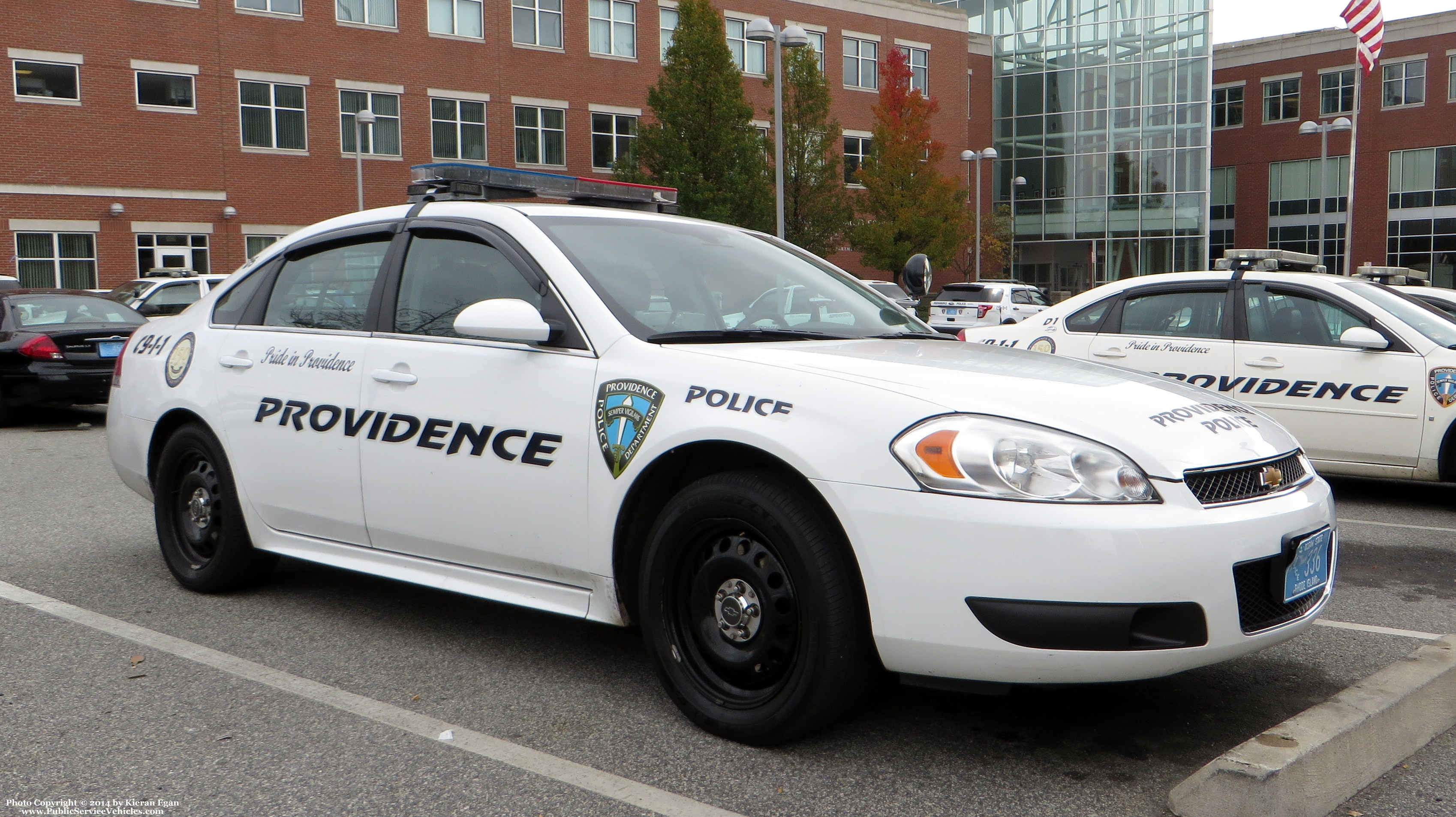 A photo  of Providence Police
            Cruiser 336, a 2006-2013 Chevrolet Impala             taken by Kieran Egan