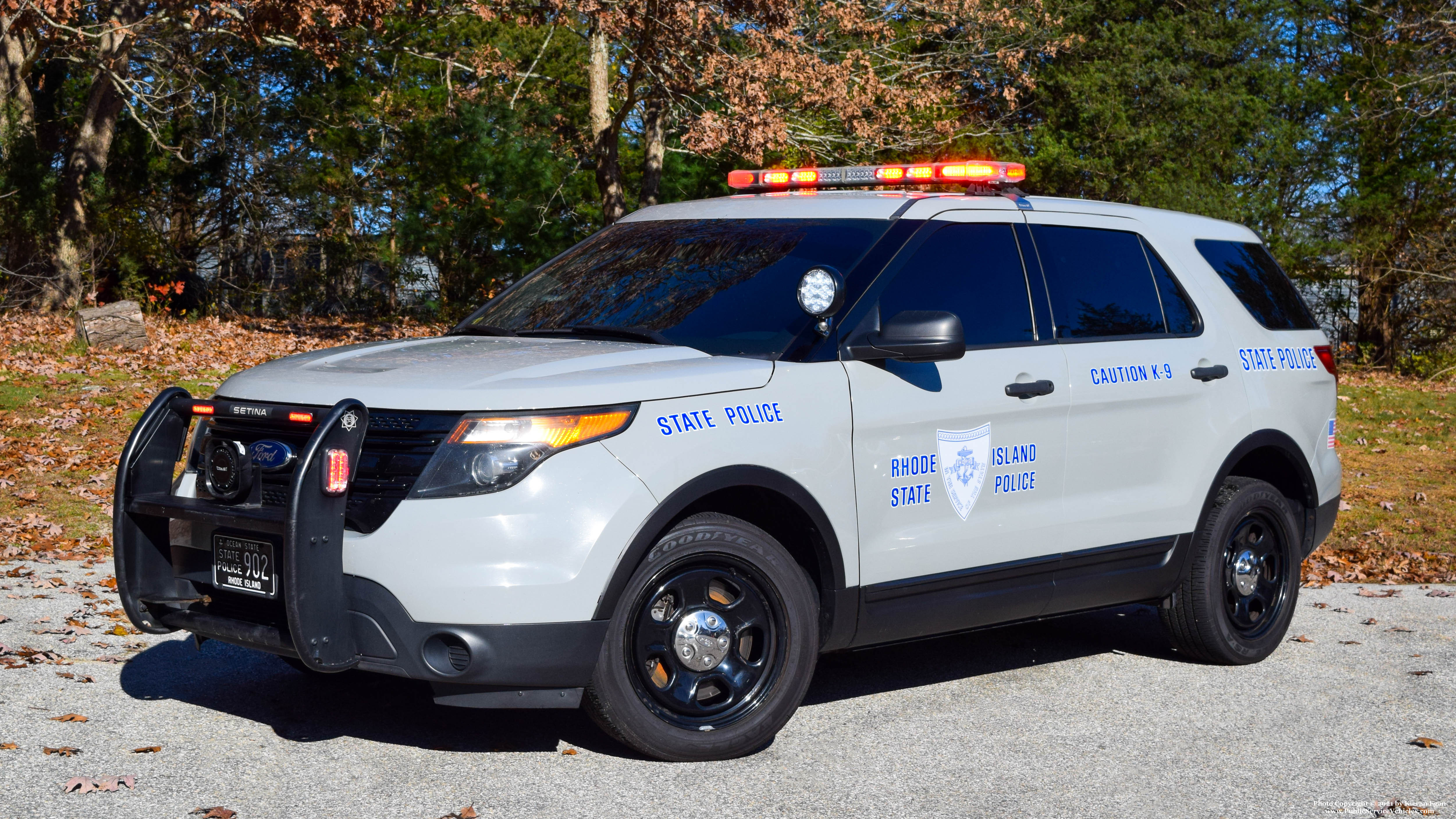 A photo  of Rhode Island State Police
            Cruiser 902, a 2013 Ford Police Interceptor Utility             taken by Kieran Egan