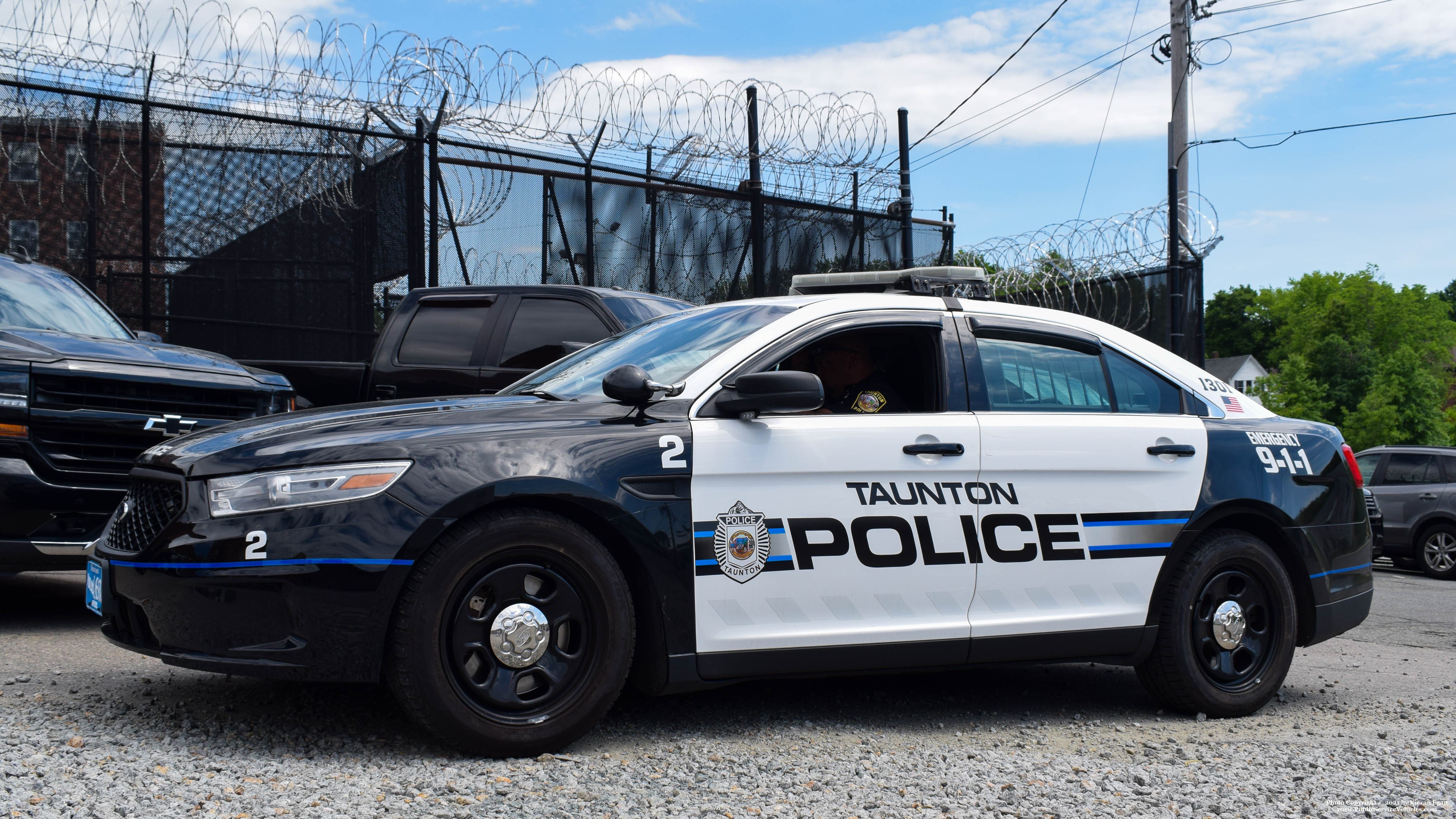 A photo  of Taunton Police
            Cruiser 2, a 2013 Ford Police Interceptor Sedan             taken by Kieran Egan