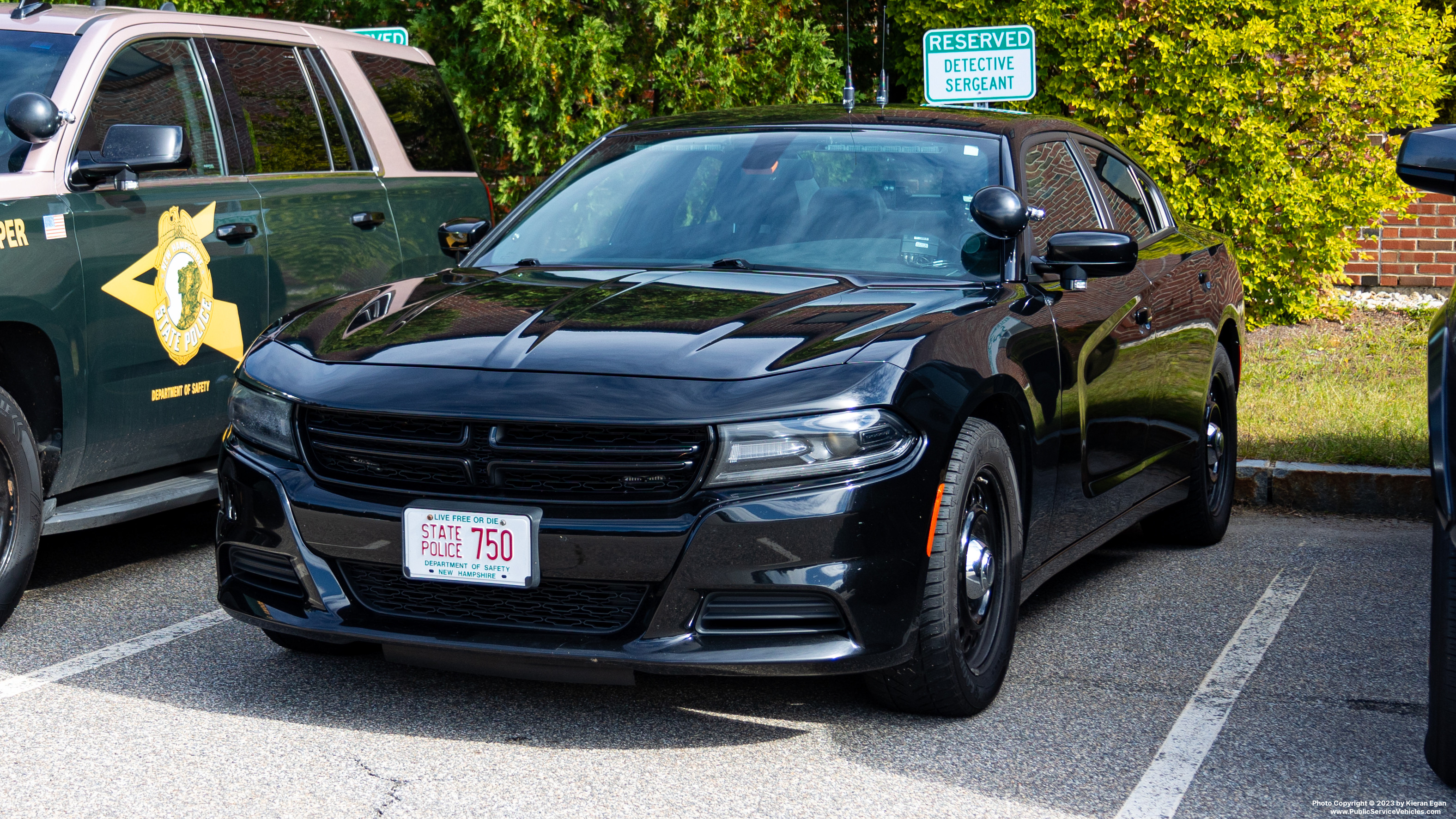 A photo  of New Hampshire State Police
            Cruiser 750, a 2017-2021 Dodge Charger             taken by Kieran Egan