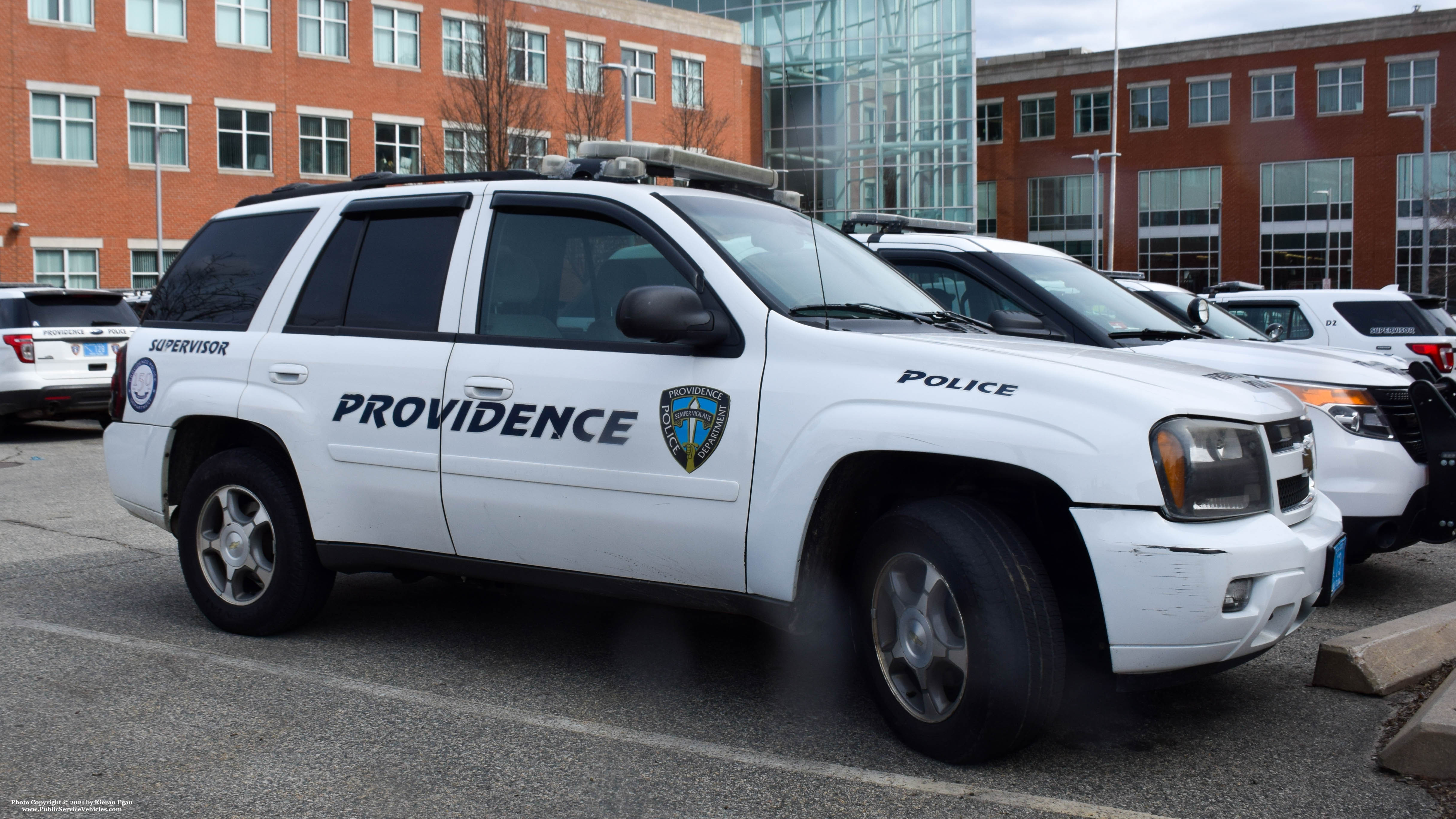 A photo  of Providence Police
            Cruiser 13, a 2006-2009 Chevrolet TrailBlazer             taken by Kieran Egan