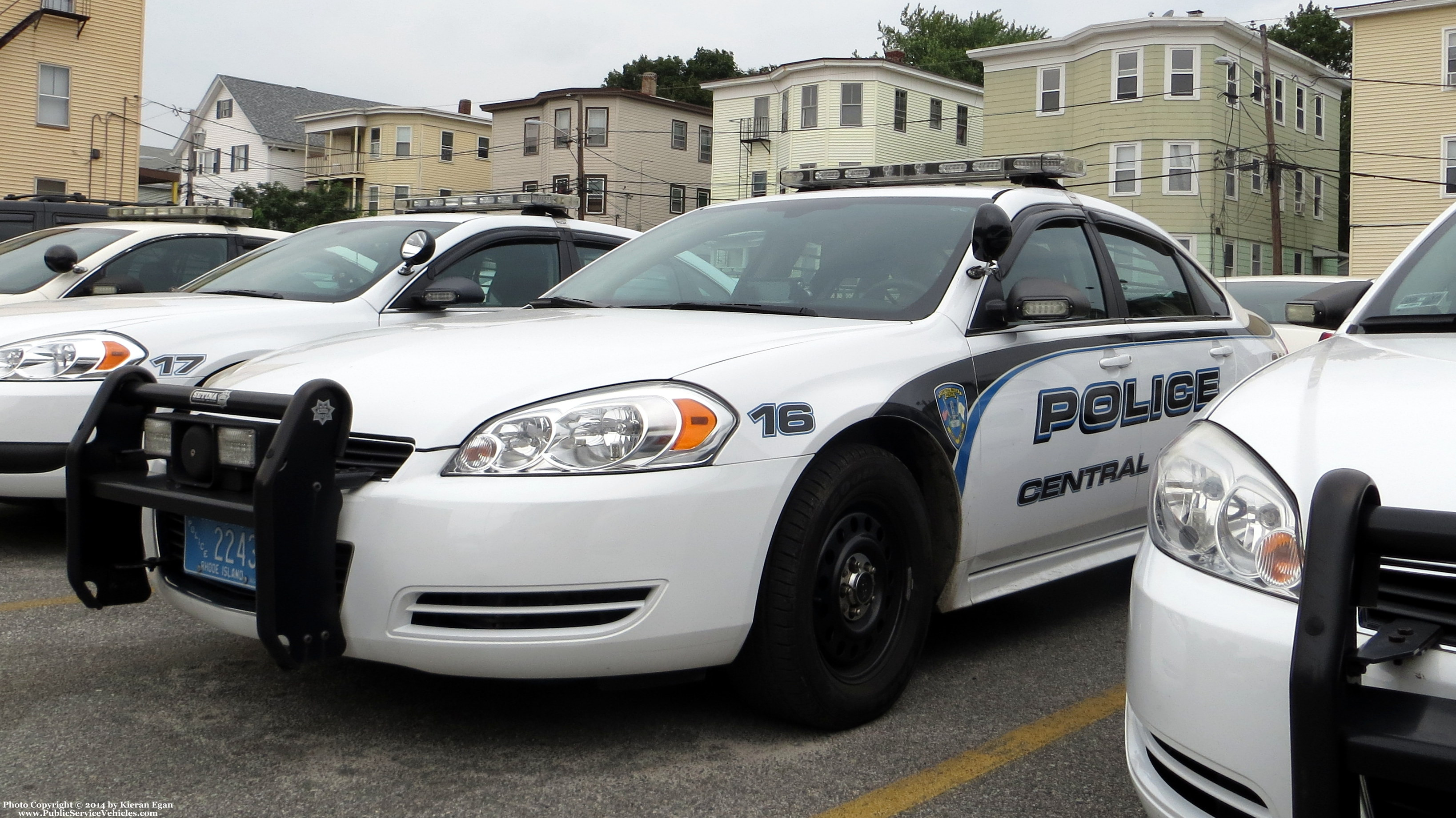 A photo  of Central Falls Police
            Patrol Car 16, a 2014 Chevrolet Impala             taken by Kieran Egan