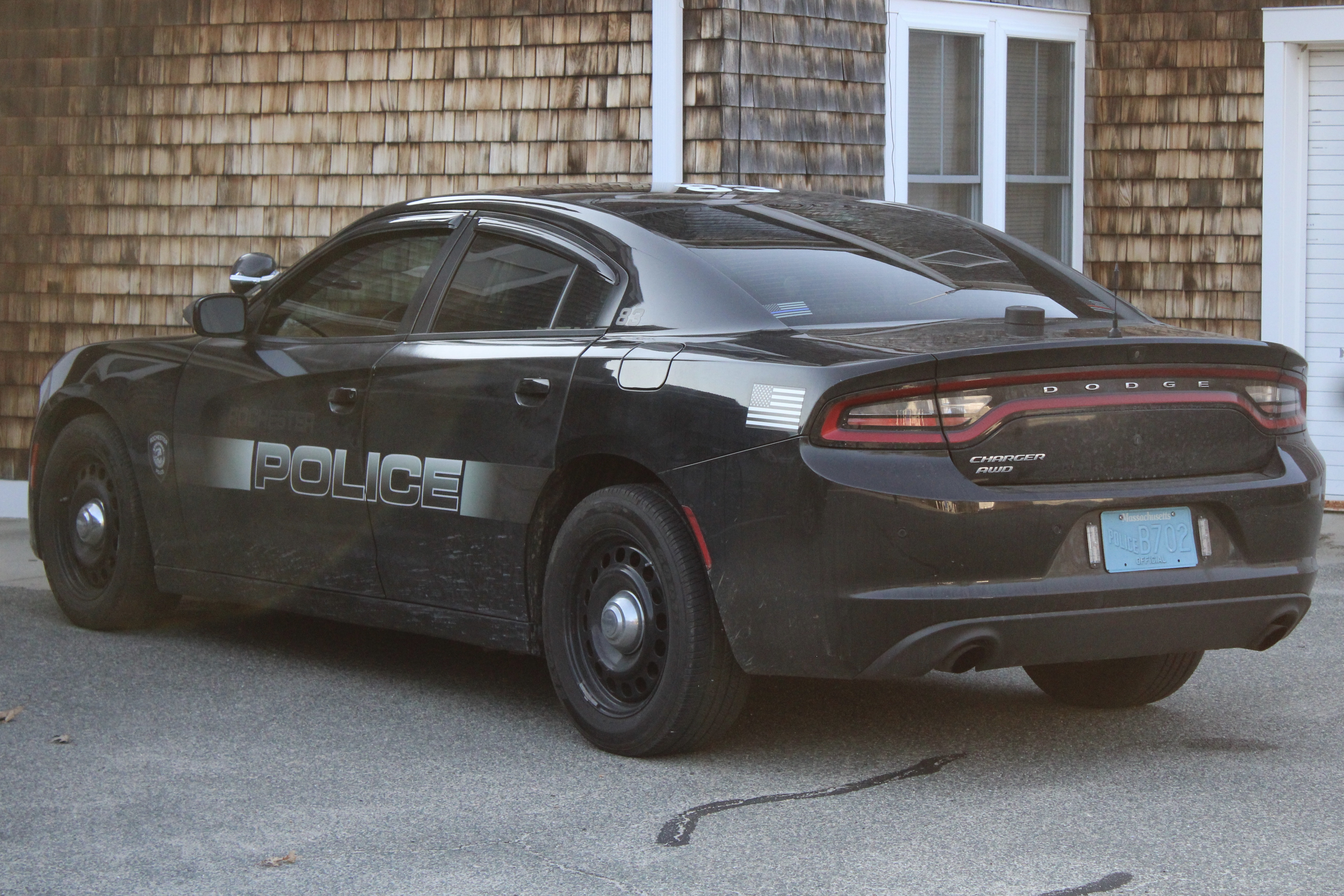 A photo  of Rochester MA Police
            Cruiser 83, a 2017 Dodge Charger             taken by @riemergencyvehicles