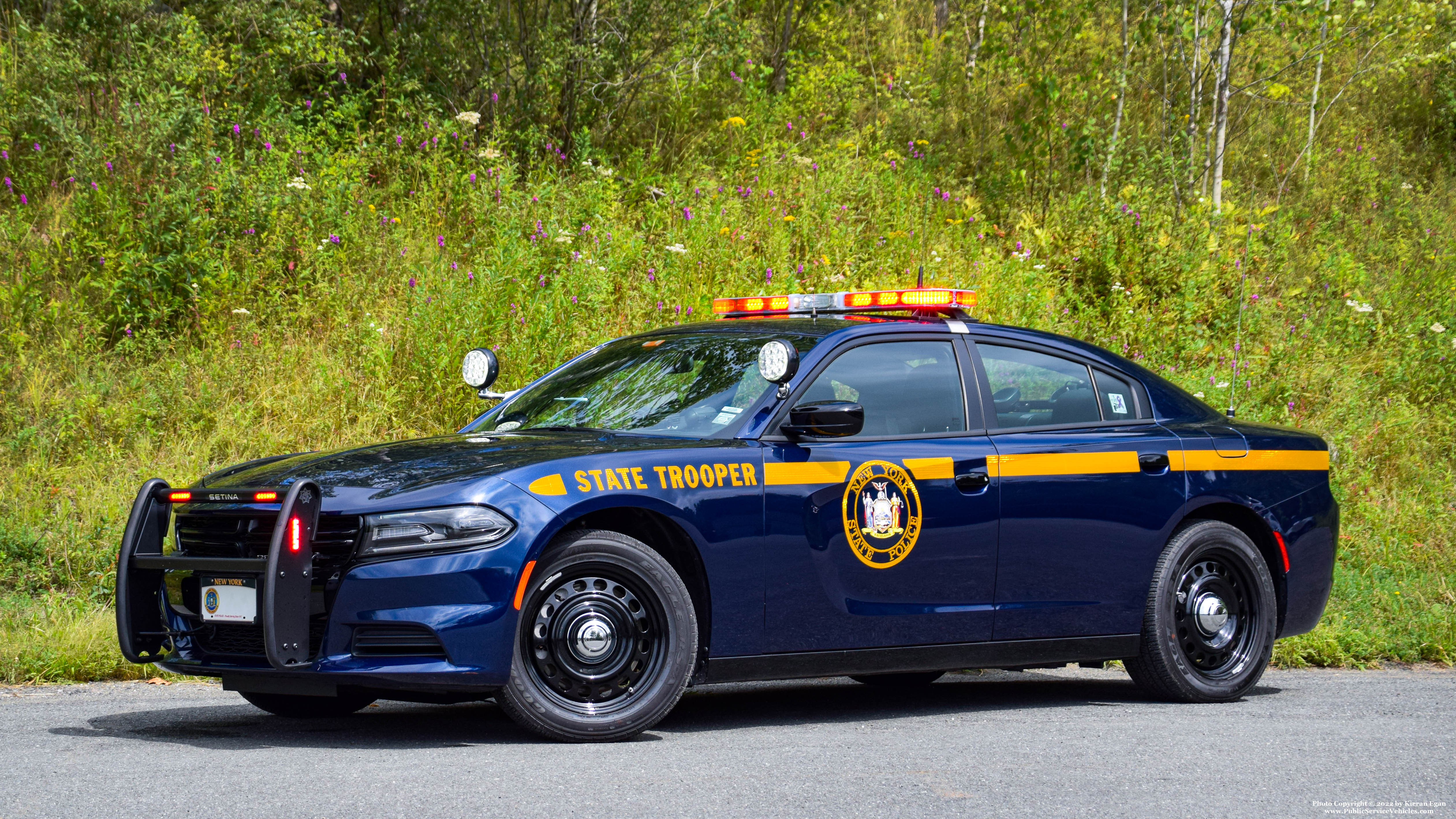 A photo  of New York State Police
            Patrol Unit, a 2021 Dodge Charger             taken by Kieran Egan