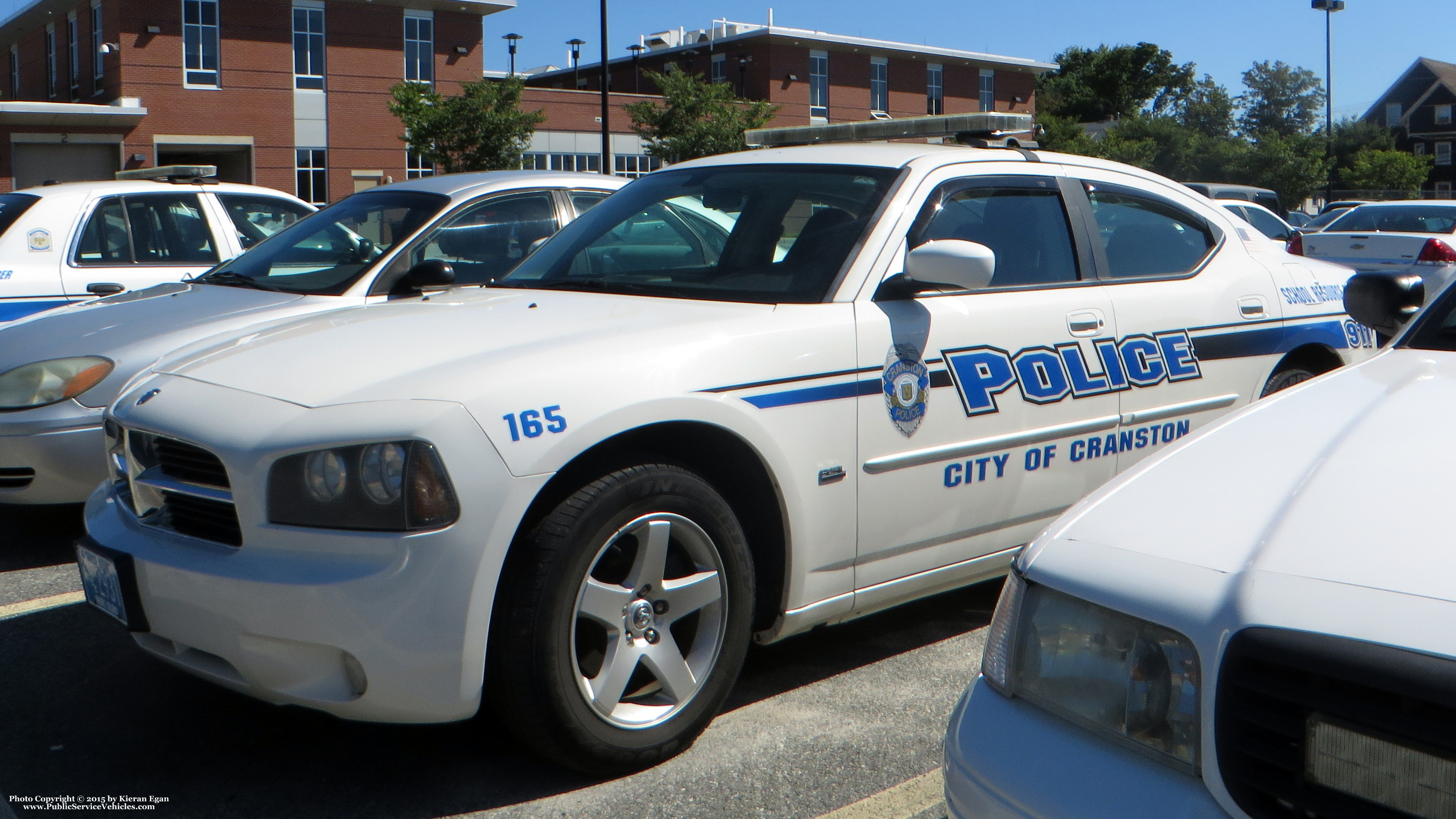 A photo  of Cranston Police
            Cruiser 165, a 2006-2010 Dodge Charger             taken by Kieran Egan