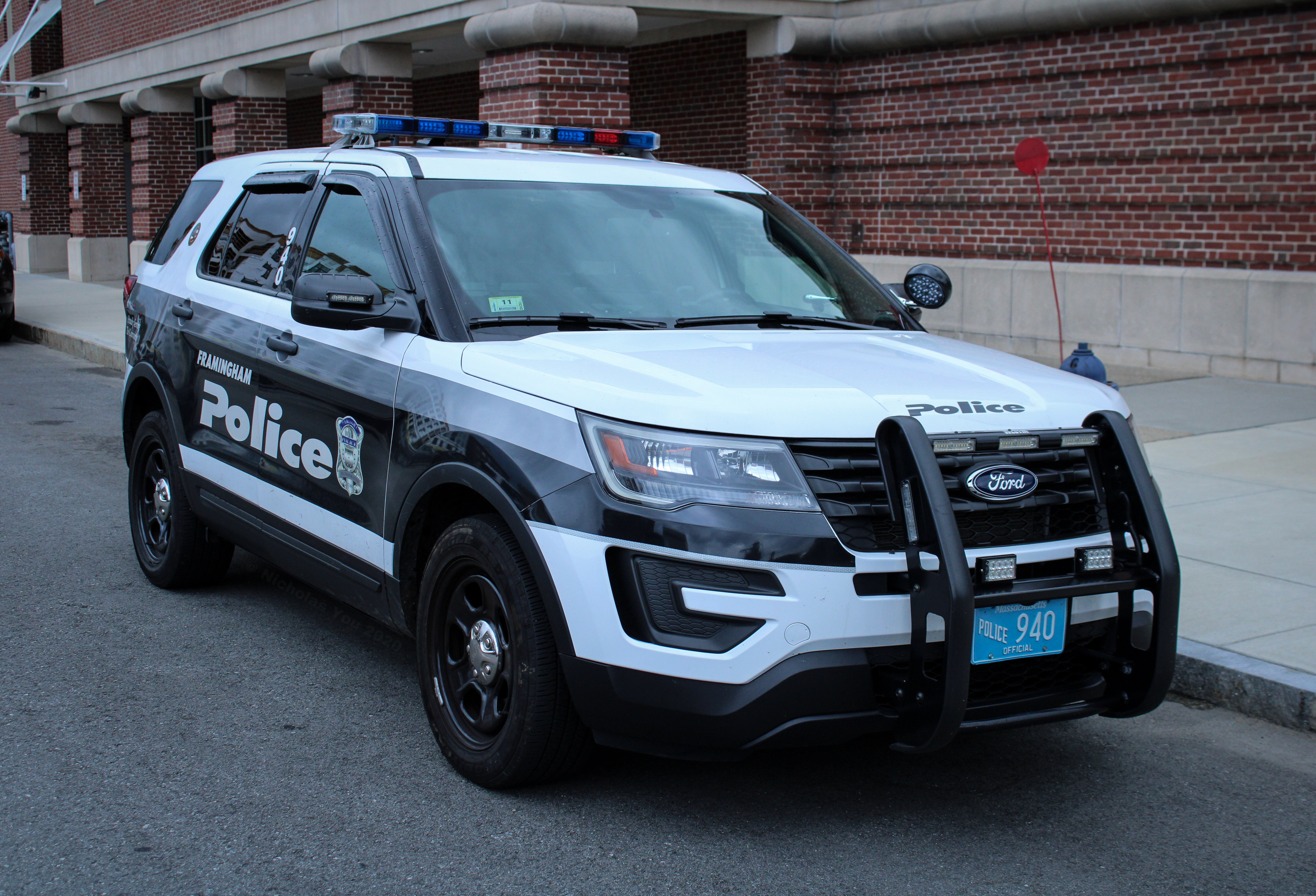 A photo  of Framingham Police
            Cruiser 940, a 2016-2019 Ford Police Interceptor Utility             taken by Nicholas You