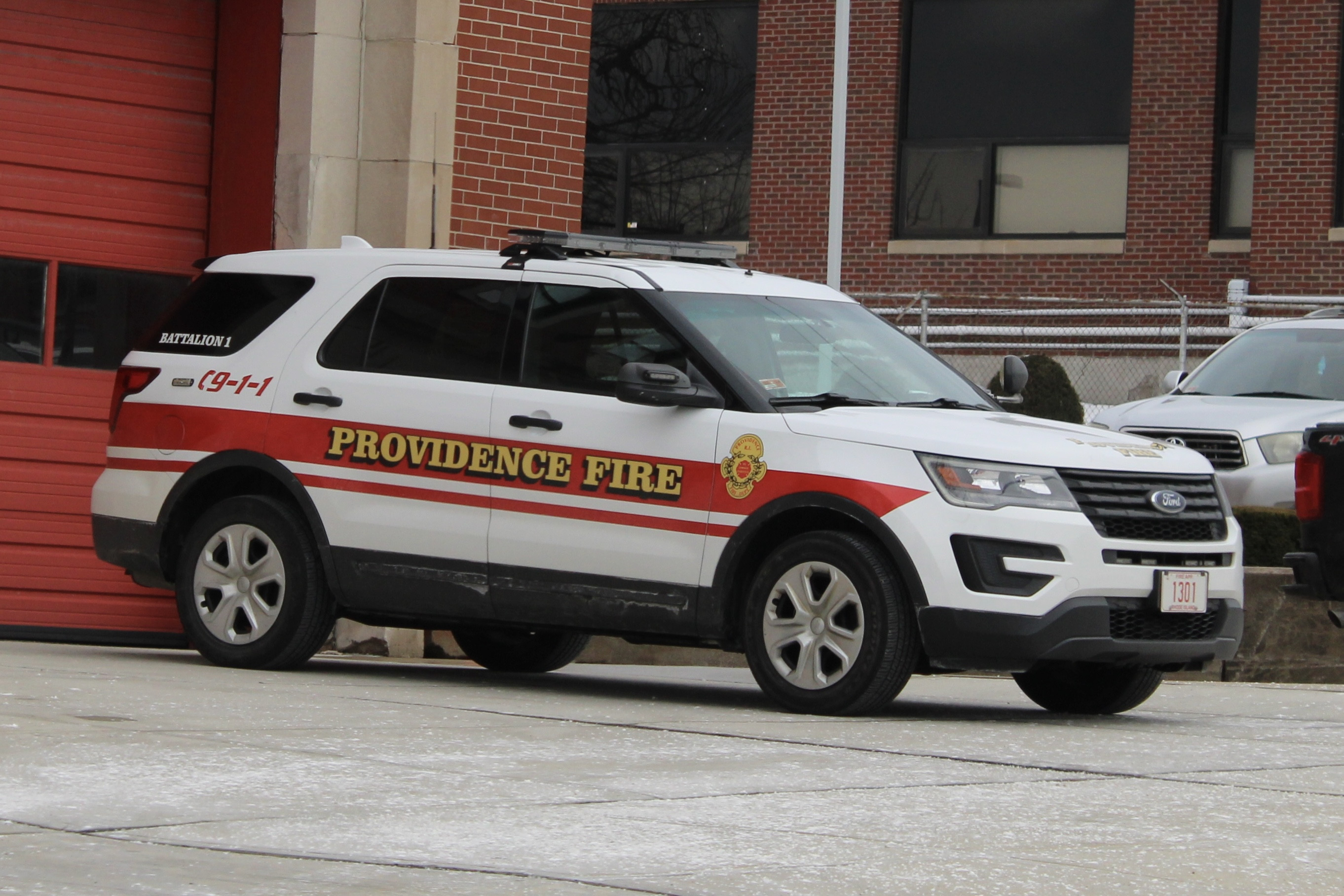 A photo  of Providence Fire
            Battalion 1, a 2018 Ford Police Interceptor Utility             taken by @riemergencyvehicles
