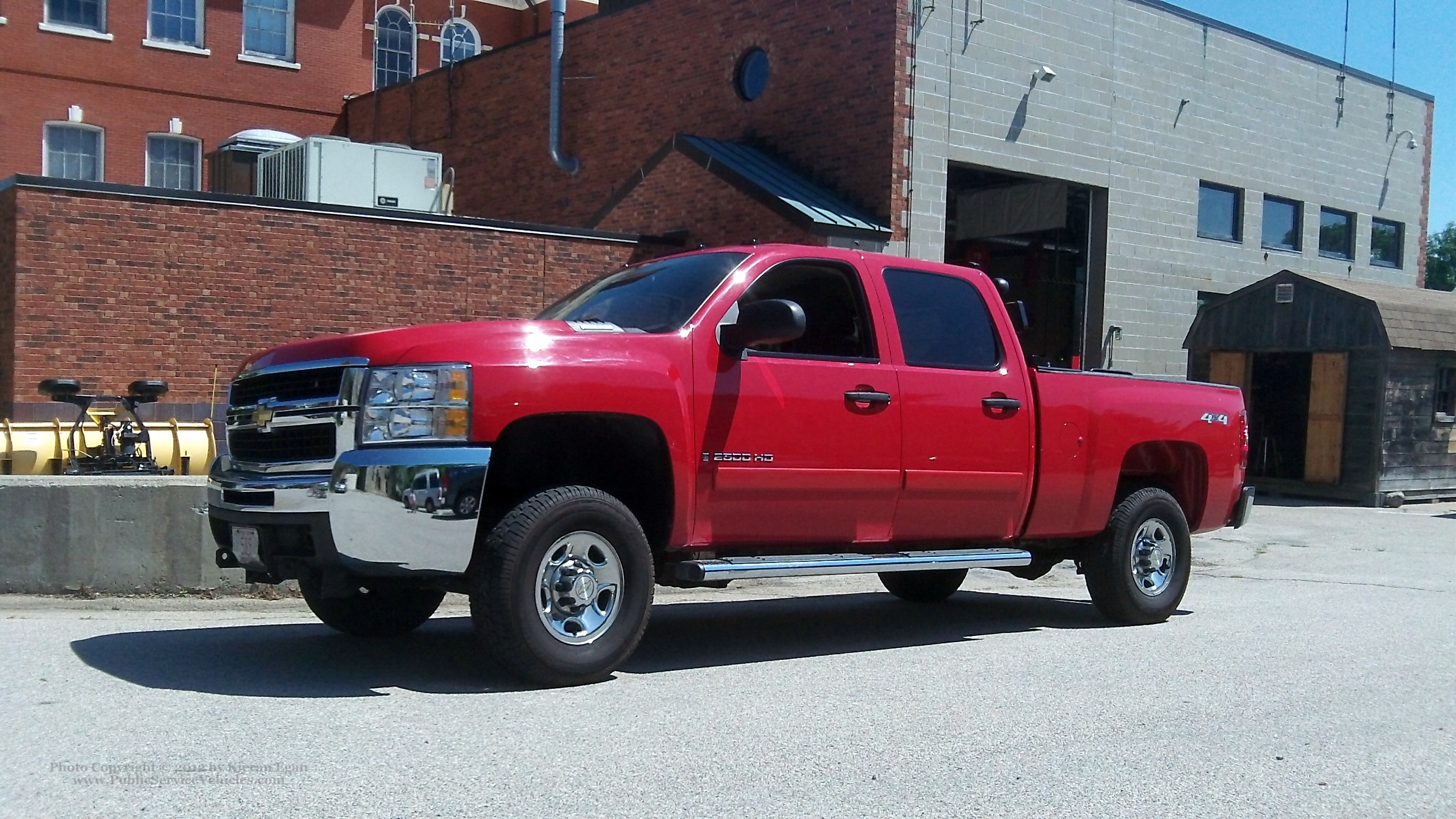 A photo  of Warren Fire
            Utility 1, a 2008 Chevrolet 2500HD             taken by Kieran Egan
