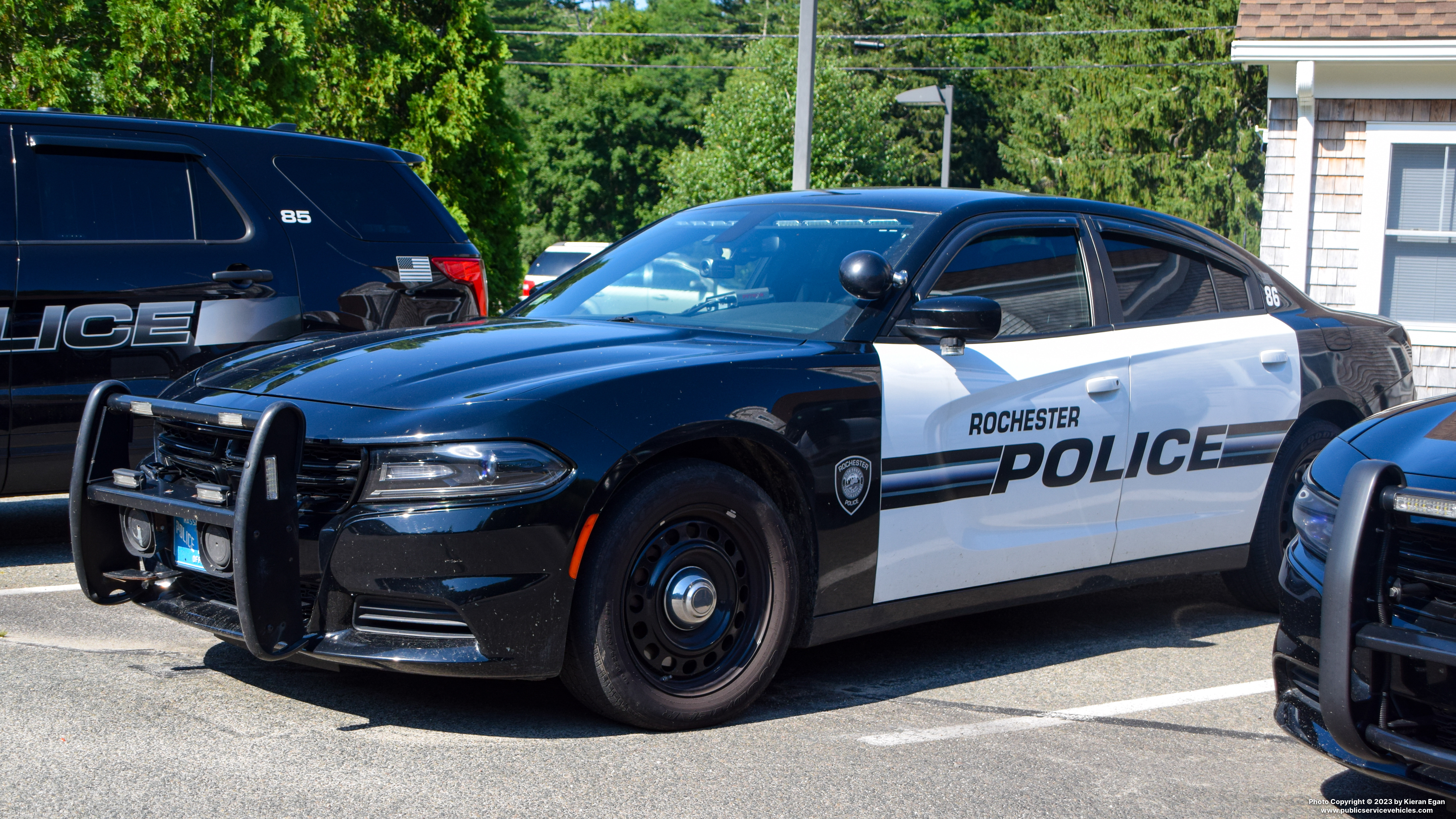 A photo  of Rochester MA Police
            Cruiser 86, a 2015 Dodge Charger             taken by Kieran Egan