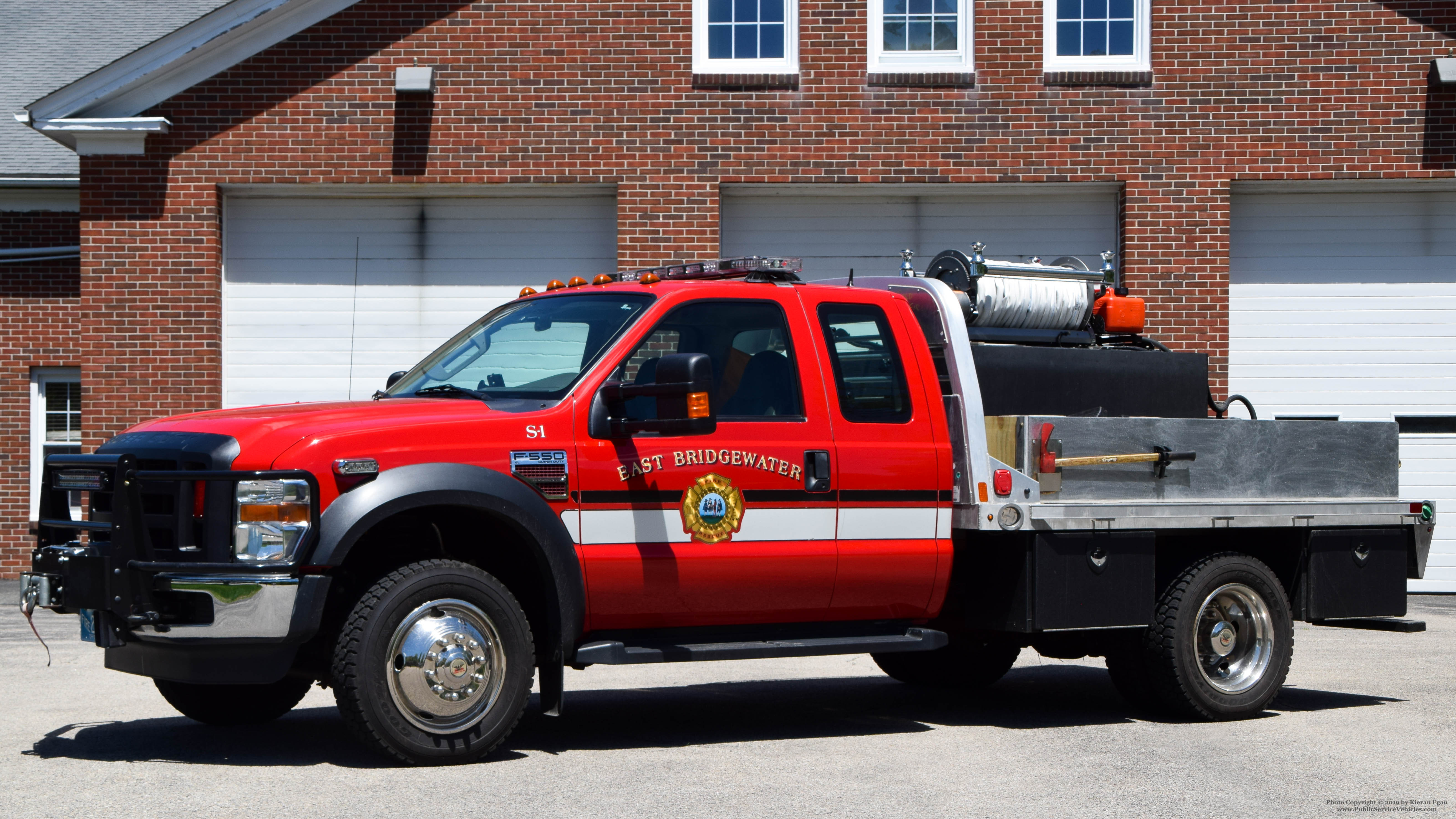 A photo  of East Bridgewater Fire
            Forest Fire 2, a 2009 Ford F-550 Crew Cab             taken by Kieran Egan