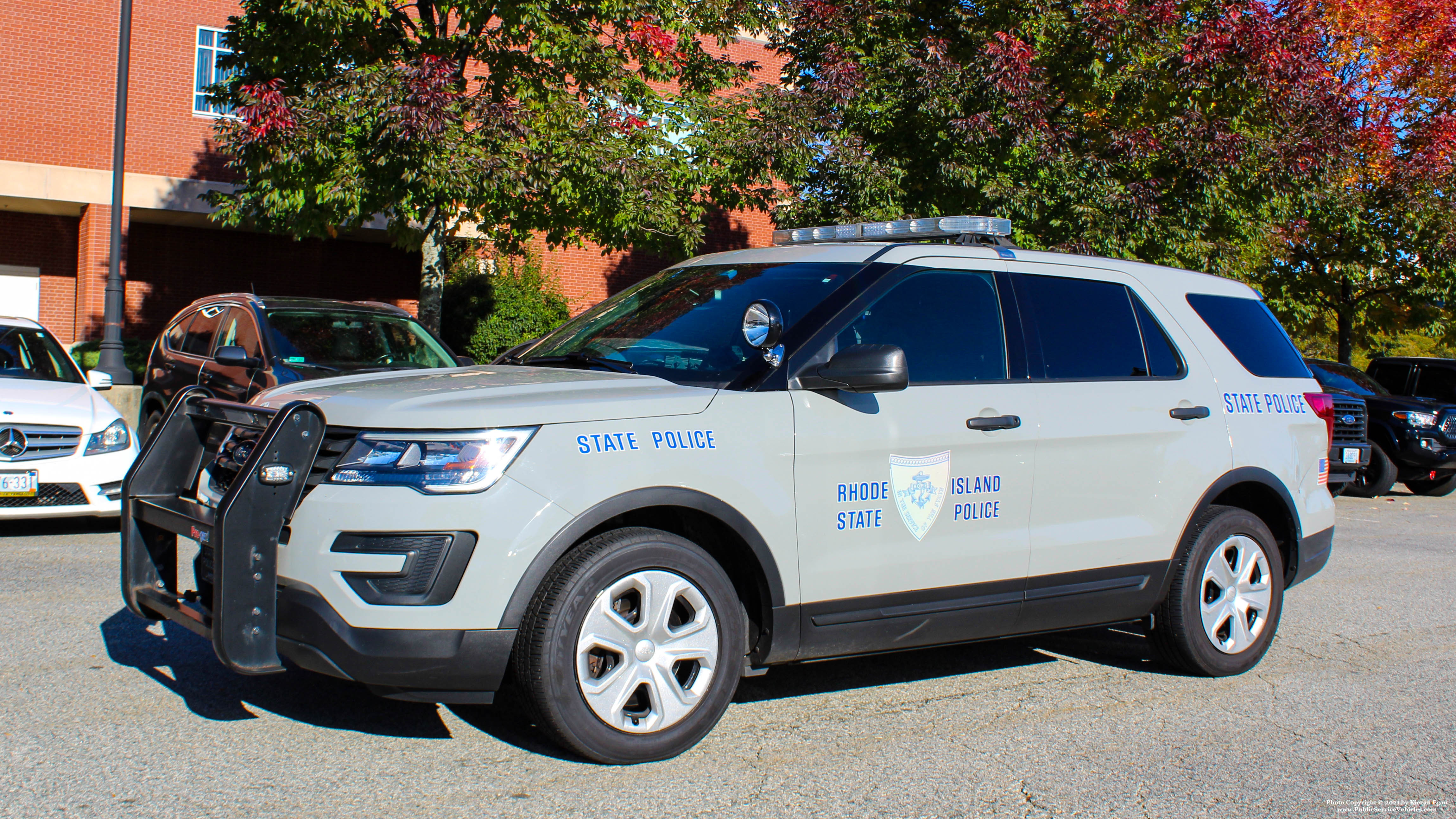 A photo  of Rhode Island State Police
            Cruiser 189, a 2018 Ford Police Interceptor Utility             taken by Kieran Egan