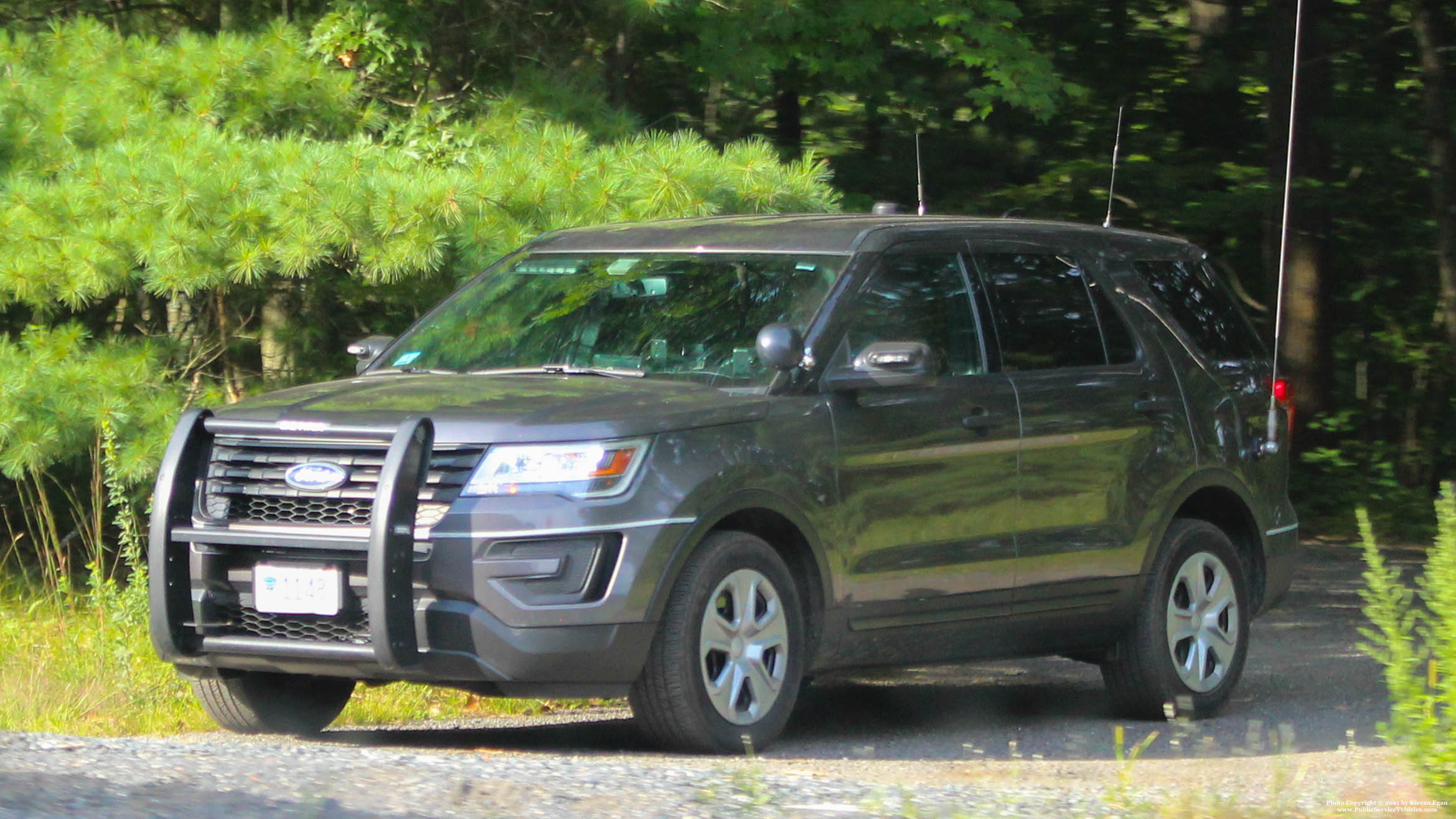 A photo  of Massachusetts State Police
            Cruiser 1148, a 2017 Ford Police Interceptor Utility             taken by Kieran Egan