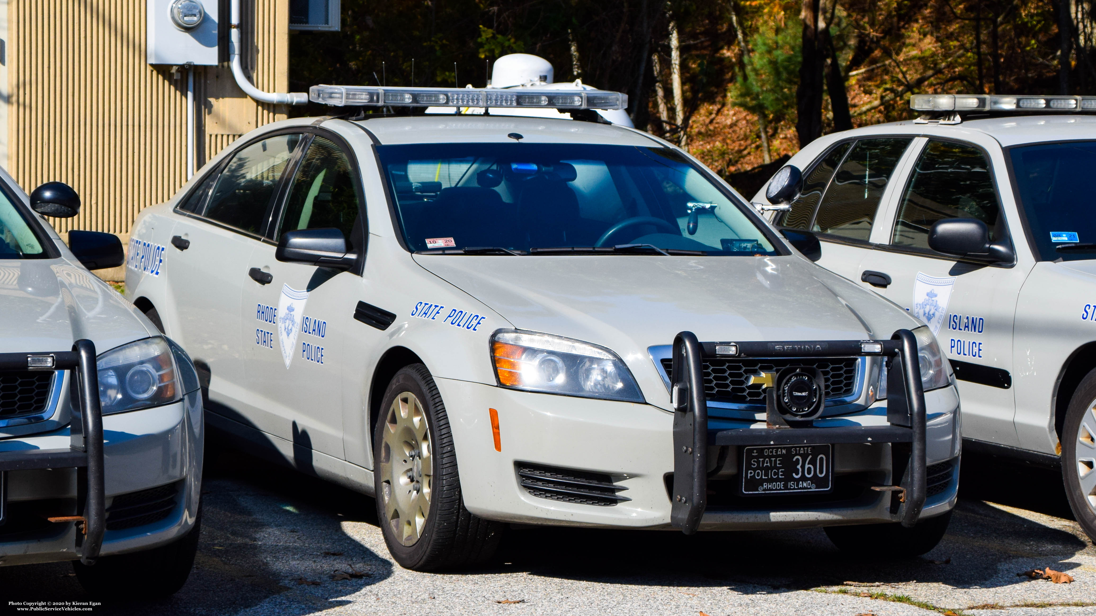 A photo  of Rhode Island State Police
            Cruiser 360, a 2013 Chevrolet Caprice             taken by Kieran Egan