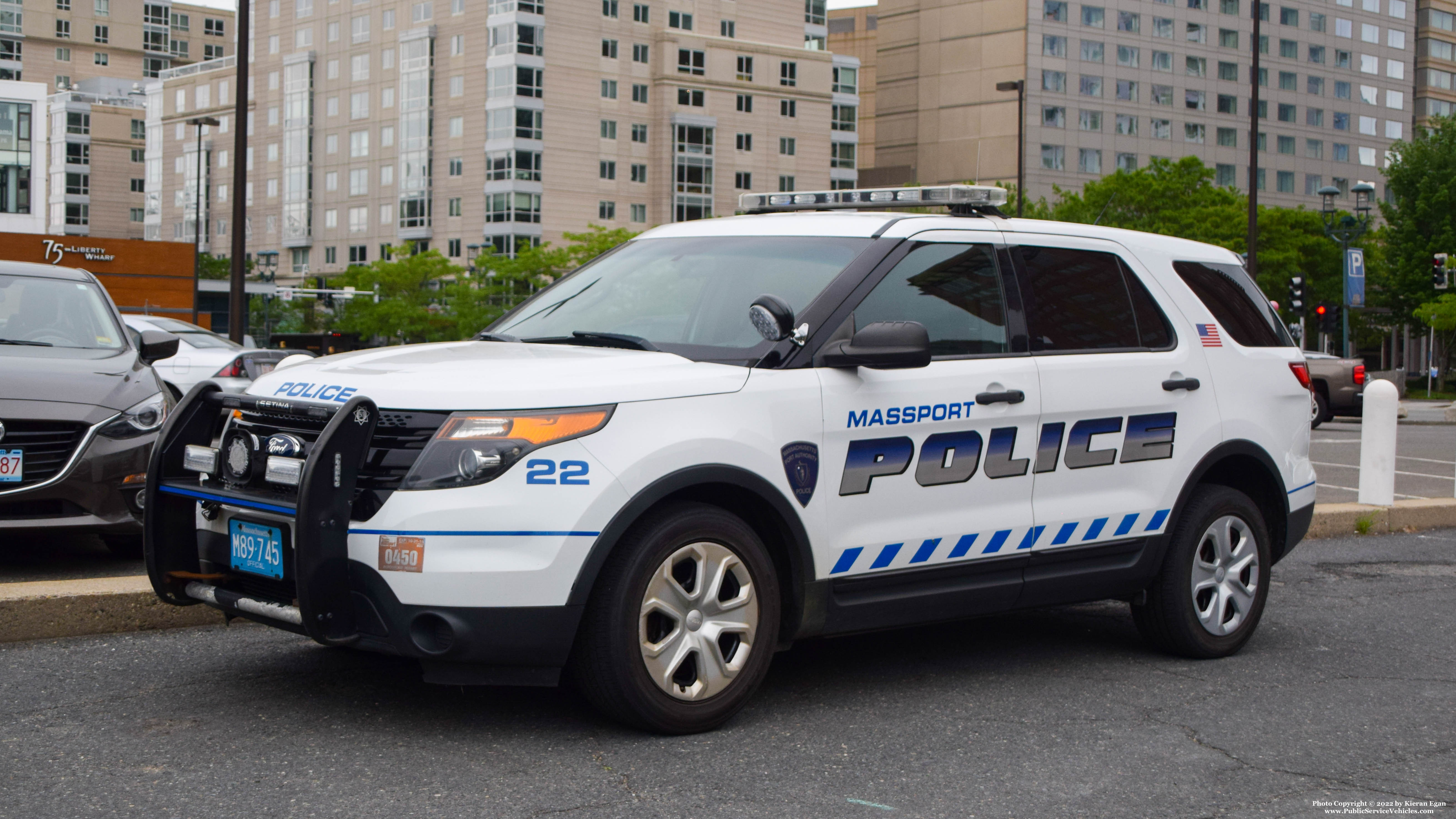 A photo  of Massport Police
            Car 22, a 2013 Ford Police Interceptor Utility             taken by Kieran Egan