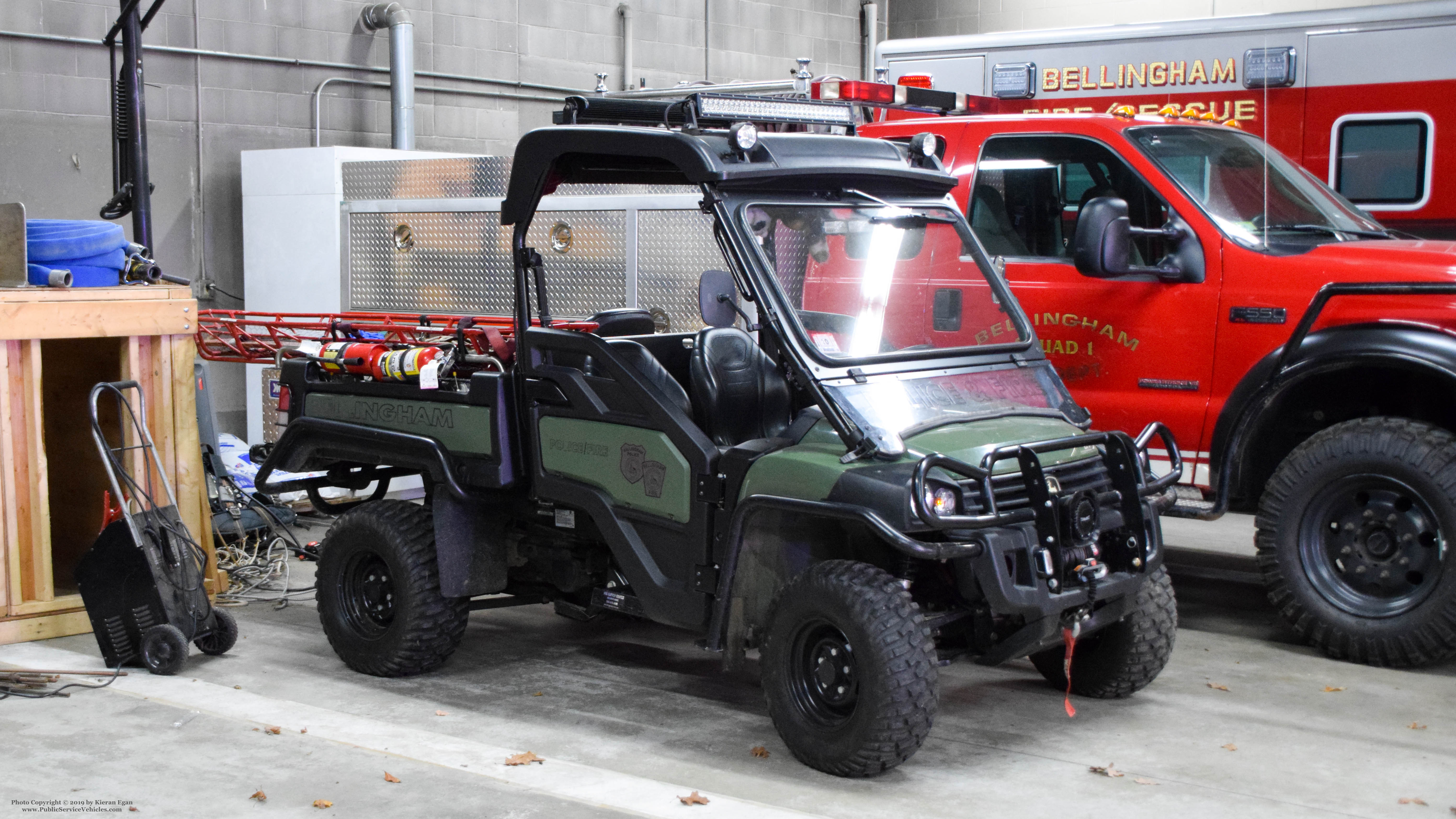 A photo  of Bellingham Police
            Gator, a 2000-2020 John Deere HPX             taken by Kieran Egan