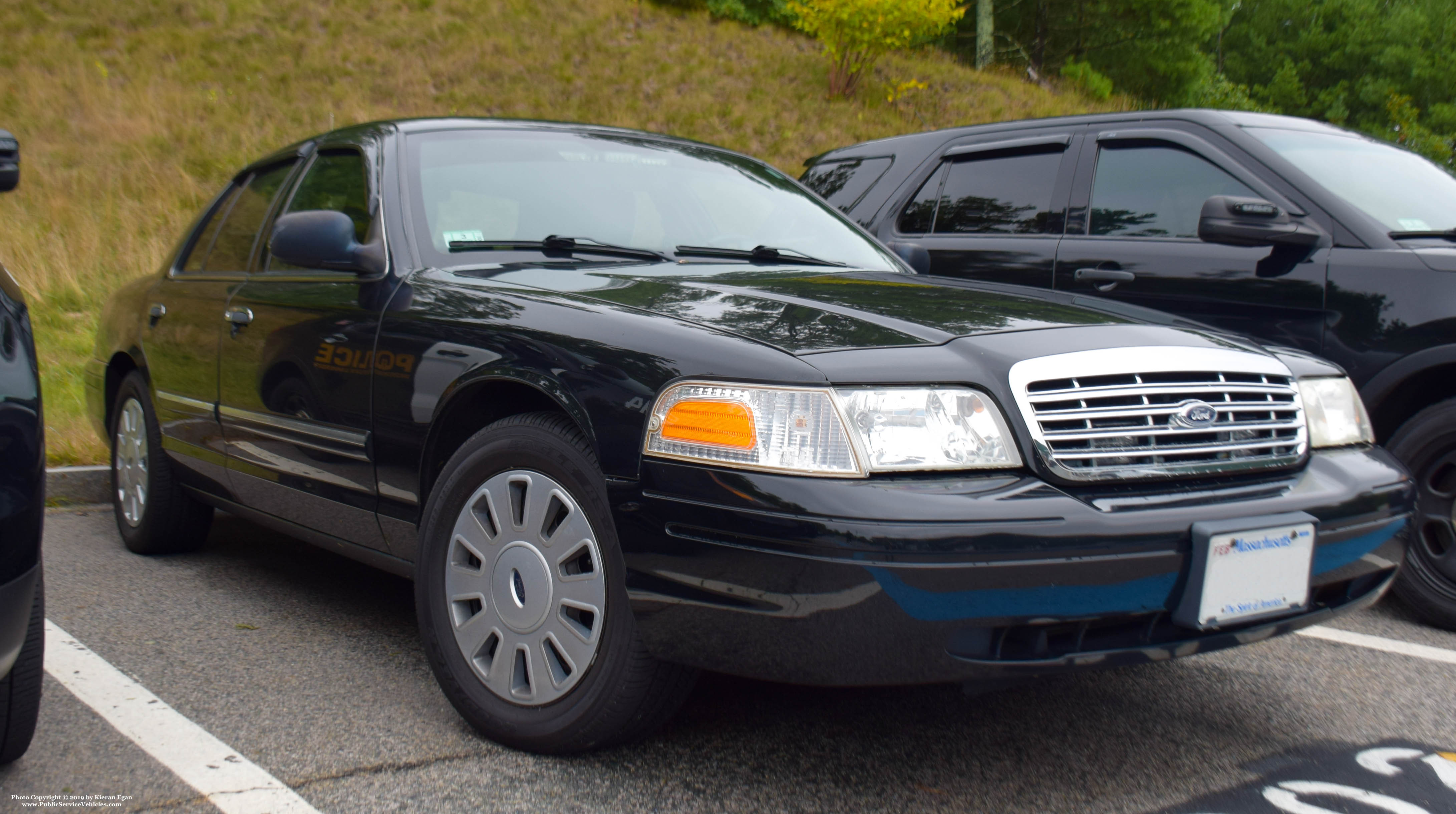 A photo  of Bridgewater State University Police
            Cruiser 902, a 2009-2011 Ford Crown Victoria Police Interceptor             taken by Kieran Egan