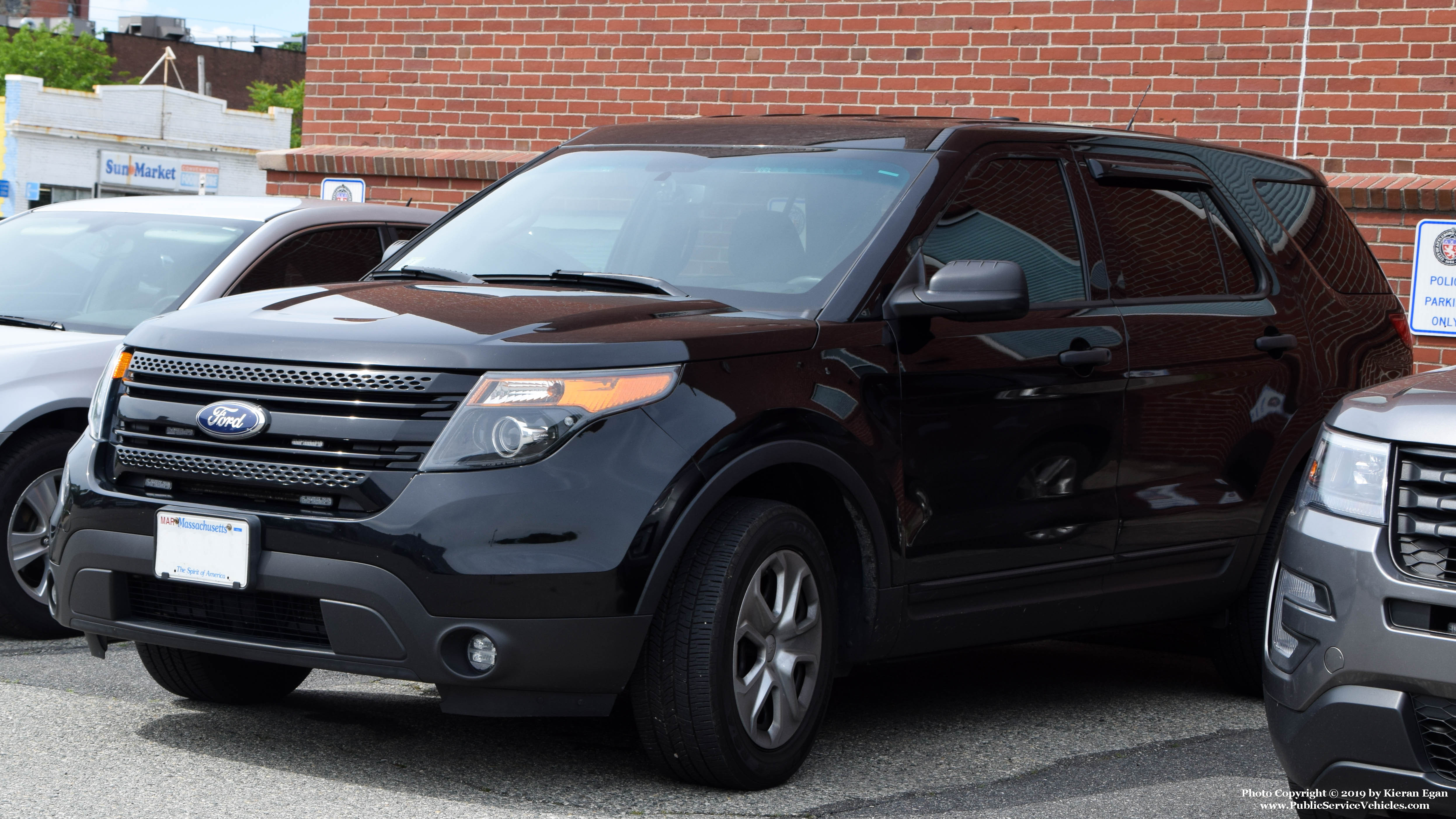 A photo  of Attleboro Police
            Unmarked Unit, a 2013-2015 Ford Police Interceptor Utility             taken by Kieran Egan