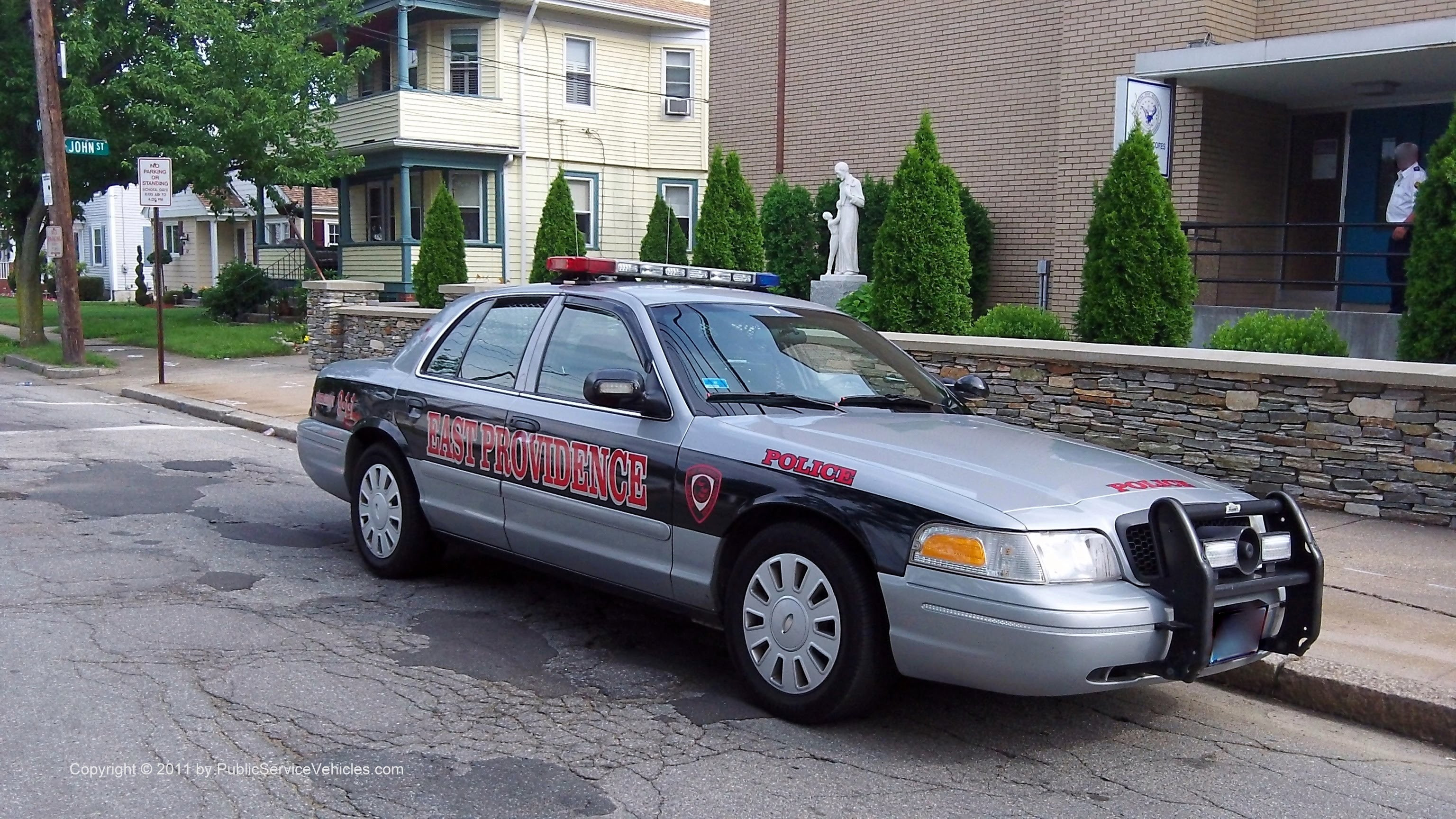 A photo  of East Providence Police
            Car 1, a 2008 Ford Crown Victoria Police Interceptor             taken by Kieran Egan