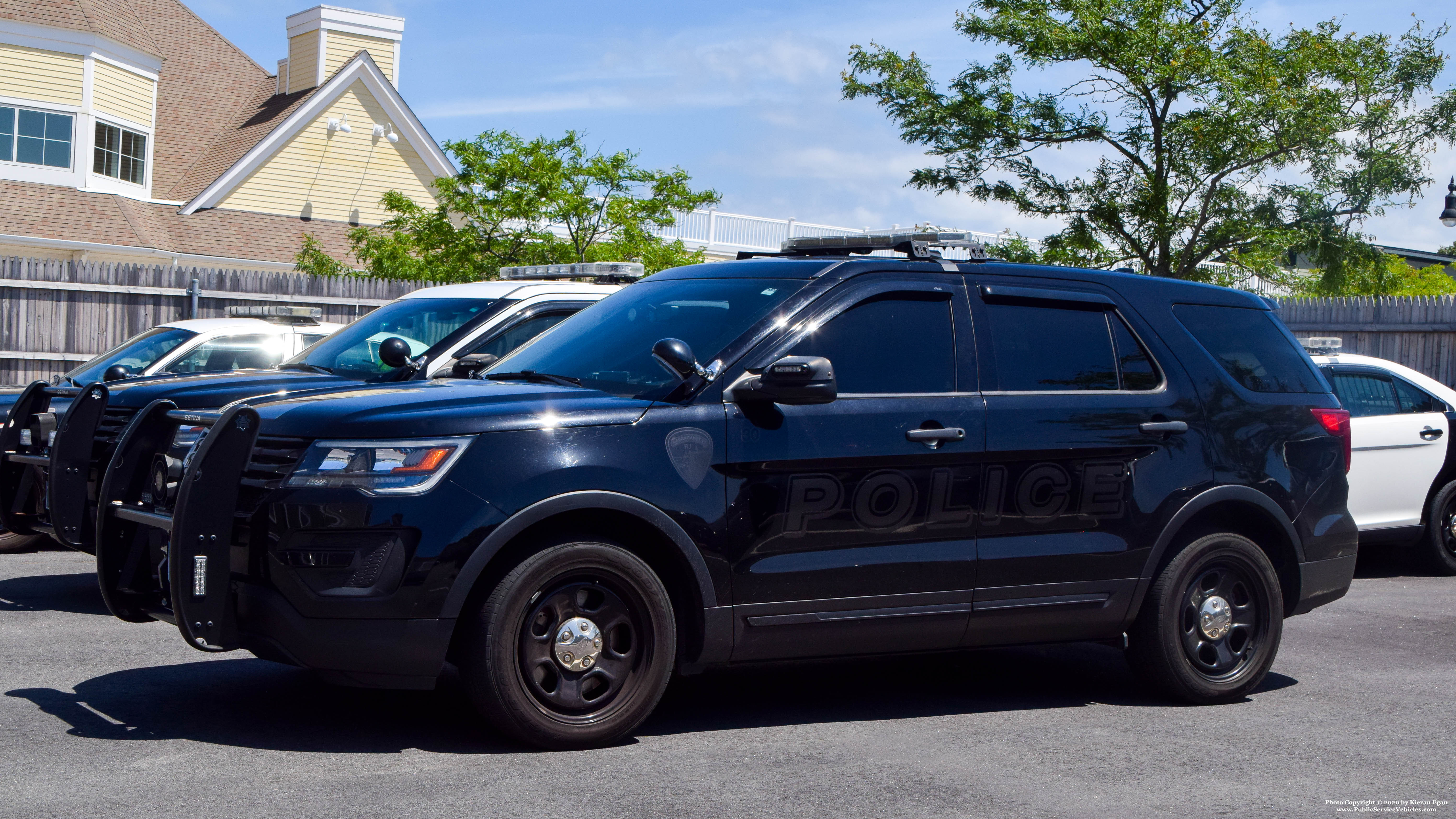 A photo  of Narragansett Police
            Car 30, a 2018 Ford Police Interceptor Utility             taken by Kieran Egan