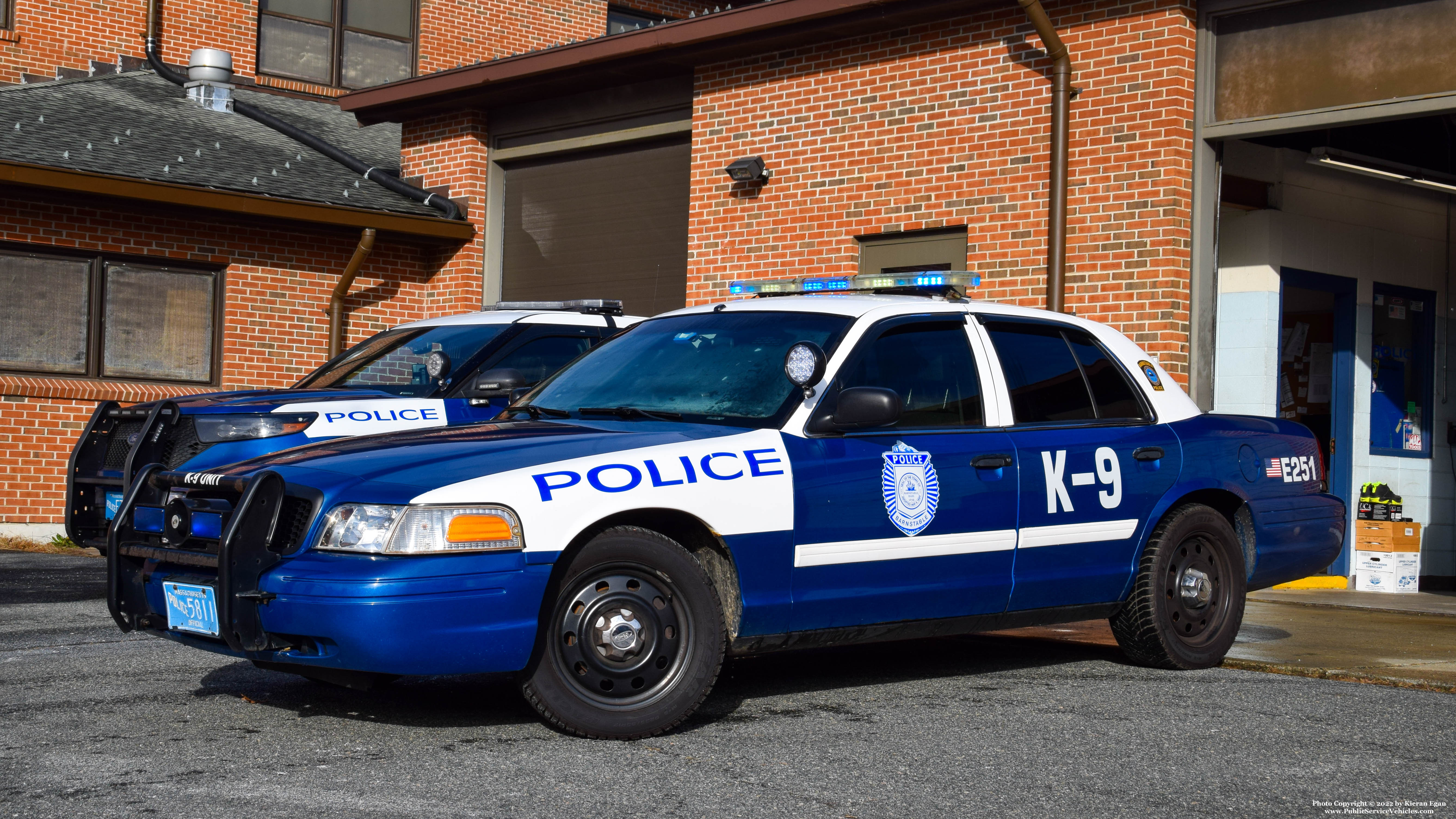 A photo  of Barnstable Police
            E-251, a 2009-2011 Ford Crown Victoria Police Interceptor             taken by Kieran Egan