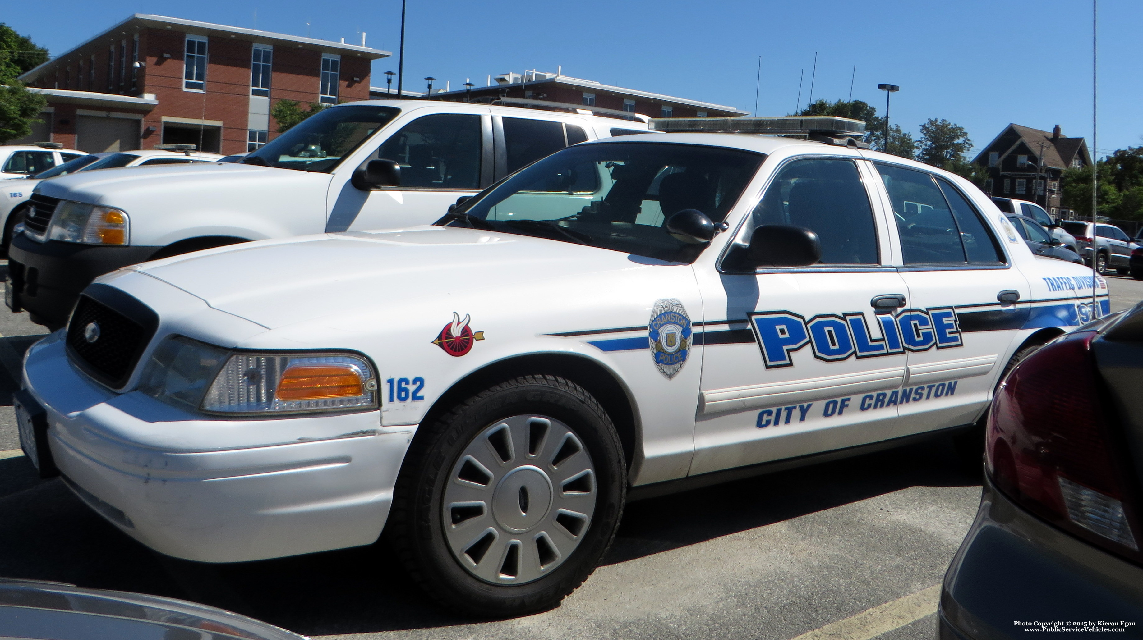 A photo  of Cranston Police
            Cruiser 162, a 2009-2011 Ford Crown Victoria Police Interceptor             taken by Kieran Egan