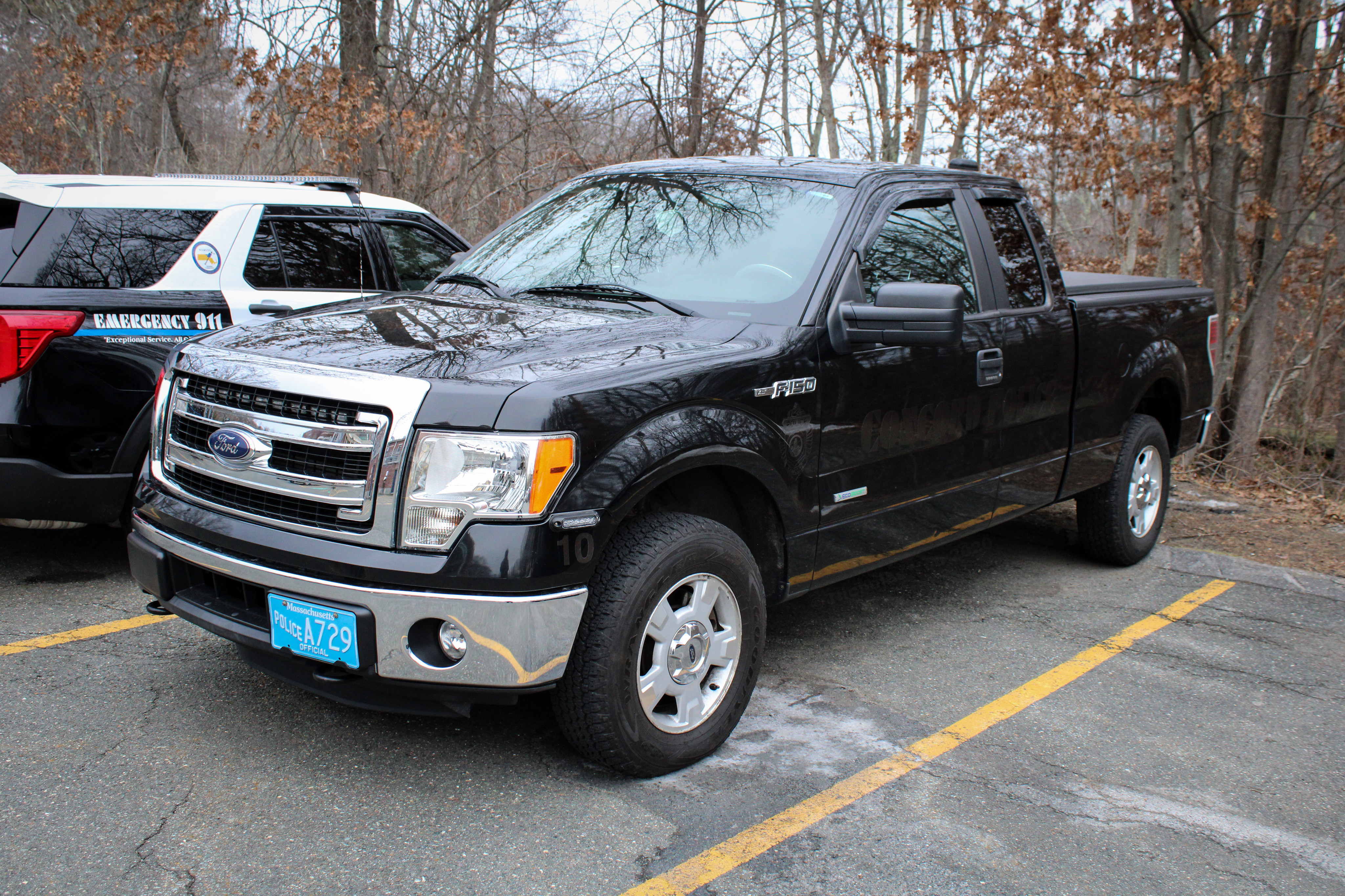 A photo  of Concord Police
            Car 10, a 2014 Ford F-150 Super Cab             taken by Nicholas You