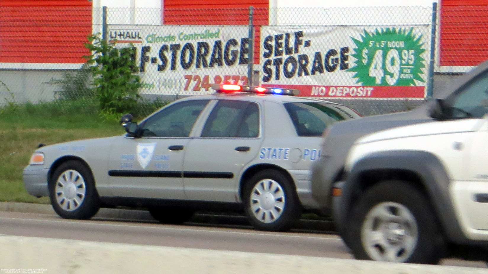 A photo  of Rhode Island State Police
            Cruiser 253, a 2006-2008 Ford Crown Victoria Police Interceptor             taken by Kieran Egan