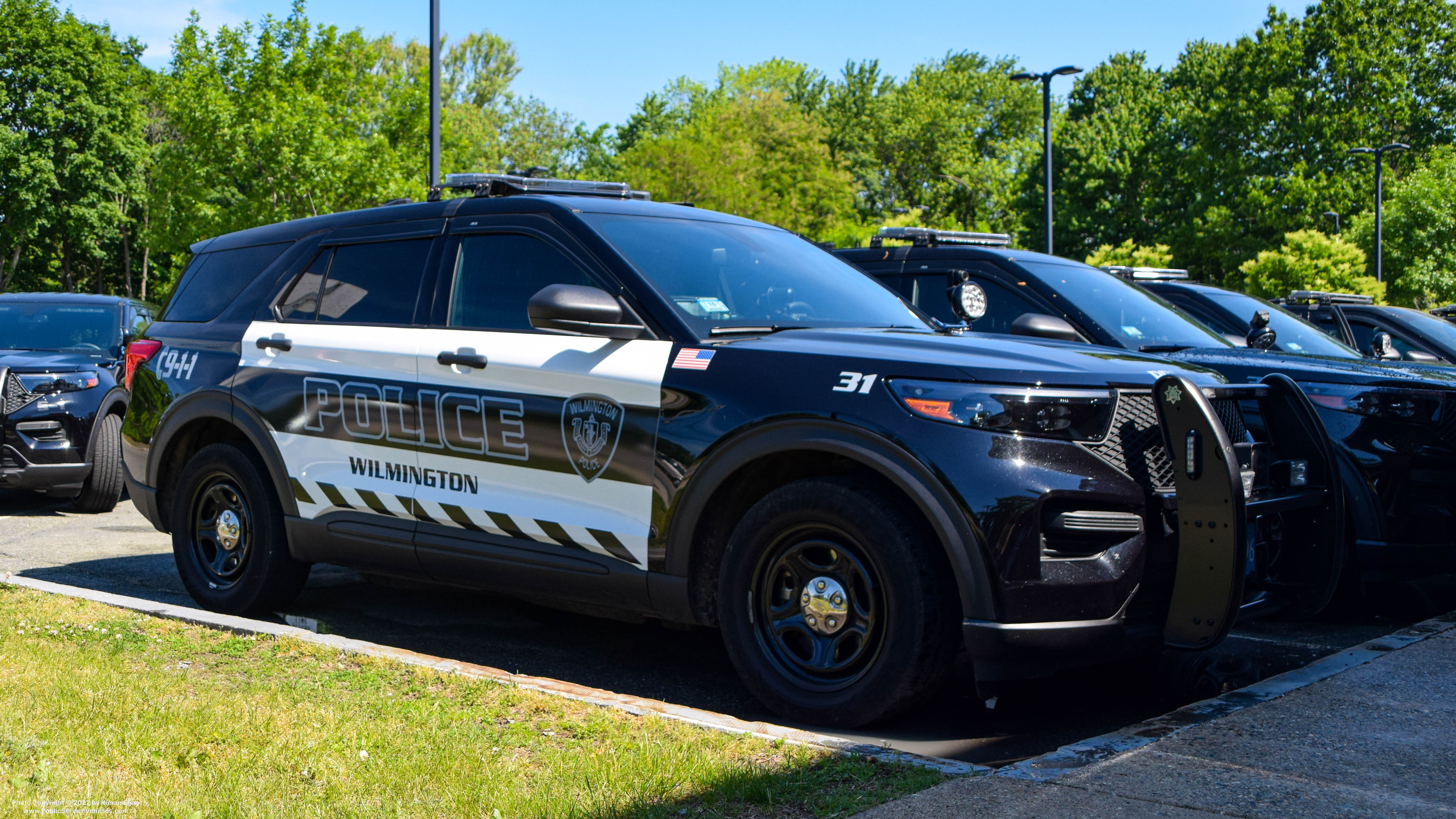 A photo  of Wilmington Police
            Cruiser 31, a 2020 Ford Police Interceptor Utility             taken by Kieran Egan