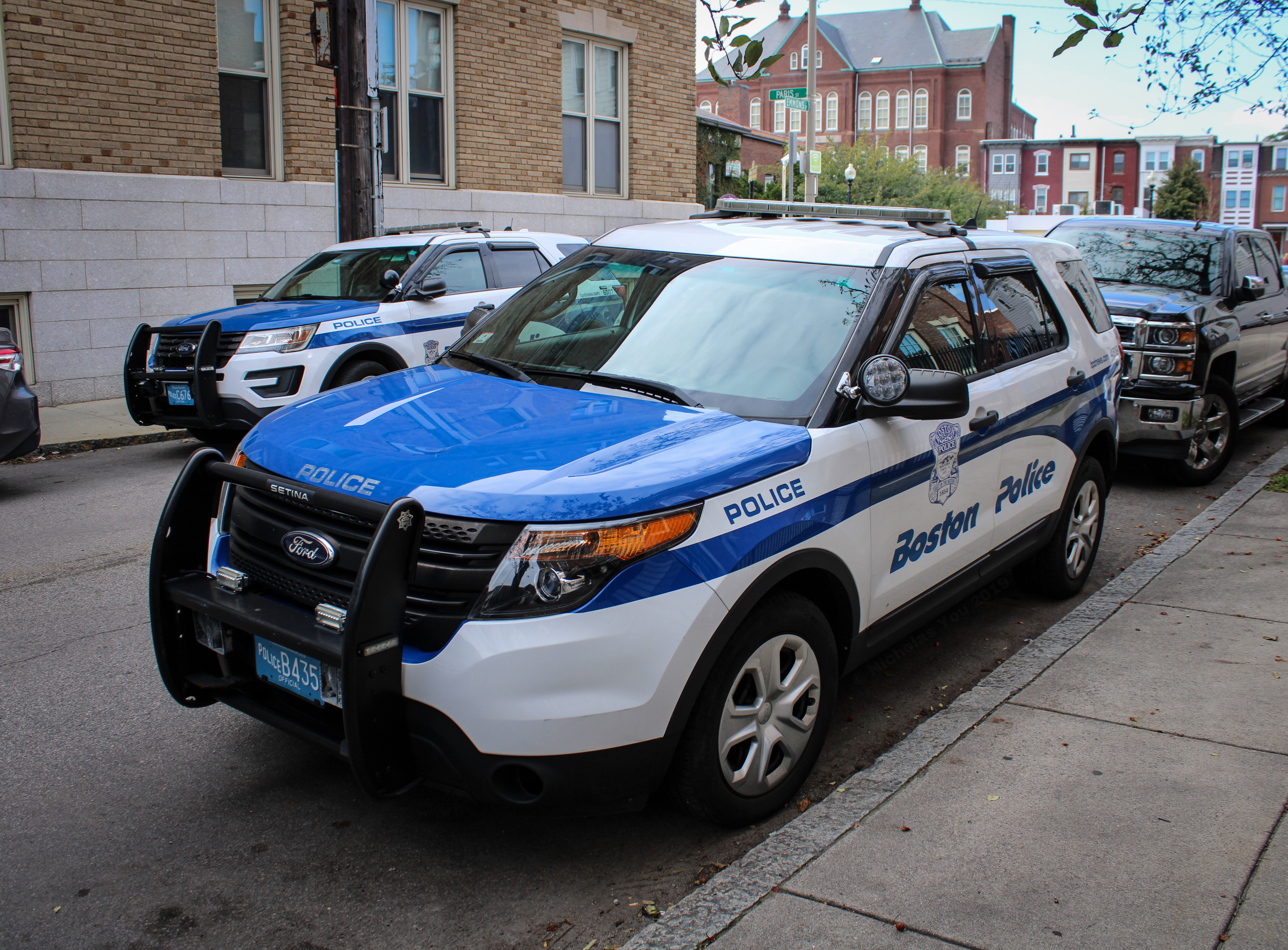 A photo  of Boston Police
            Cruiser 4519, a 2014 Ford Police Interceptor Utility             taken by Nicholas You