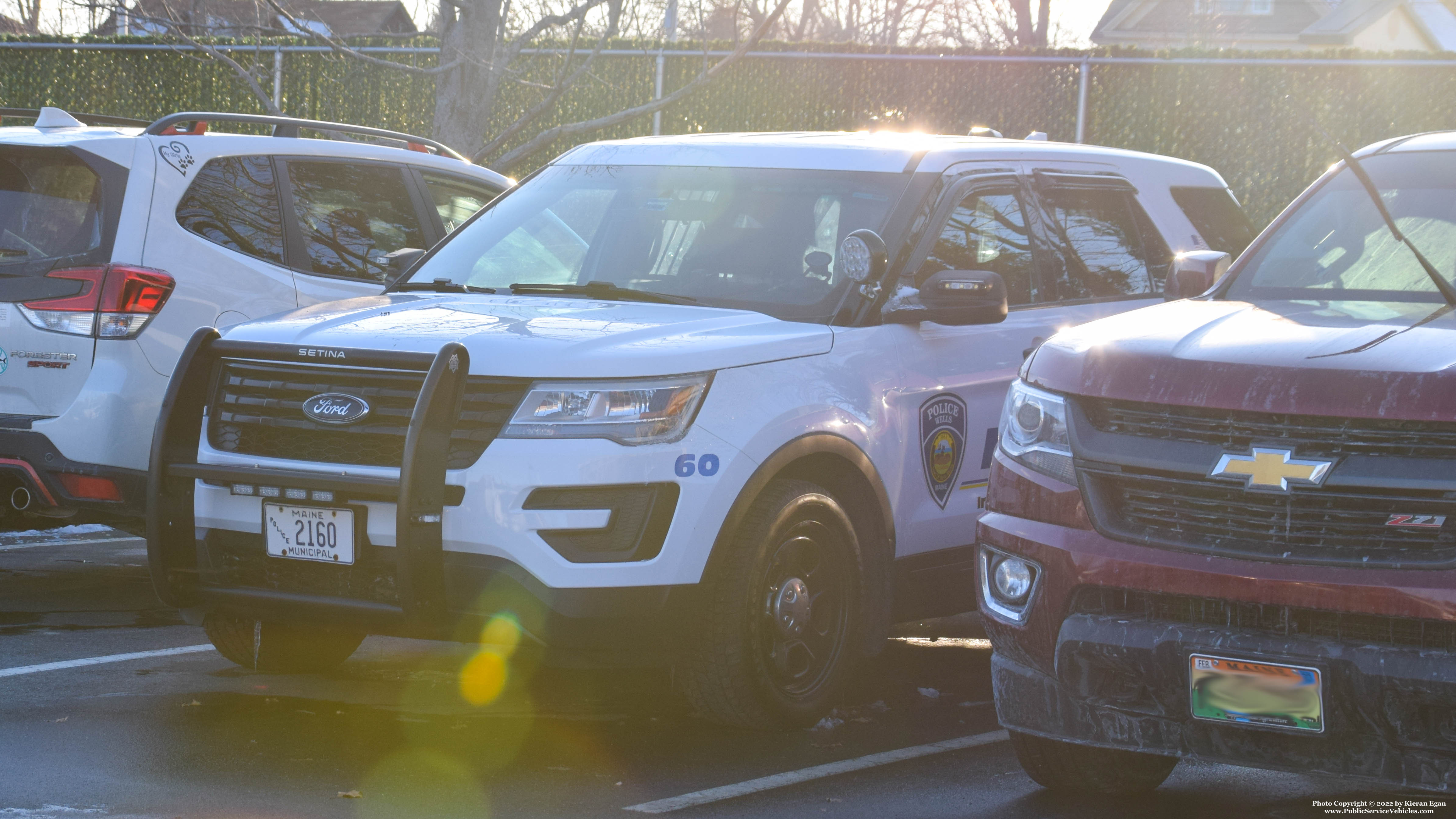 A photo  of Wells Police
            Car 60, a 2016-2019 Ford Police Interceptor Utility             taken by Kieran Egan