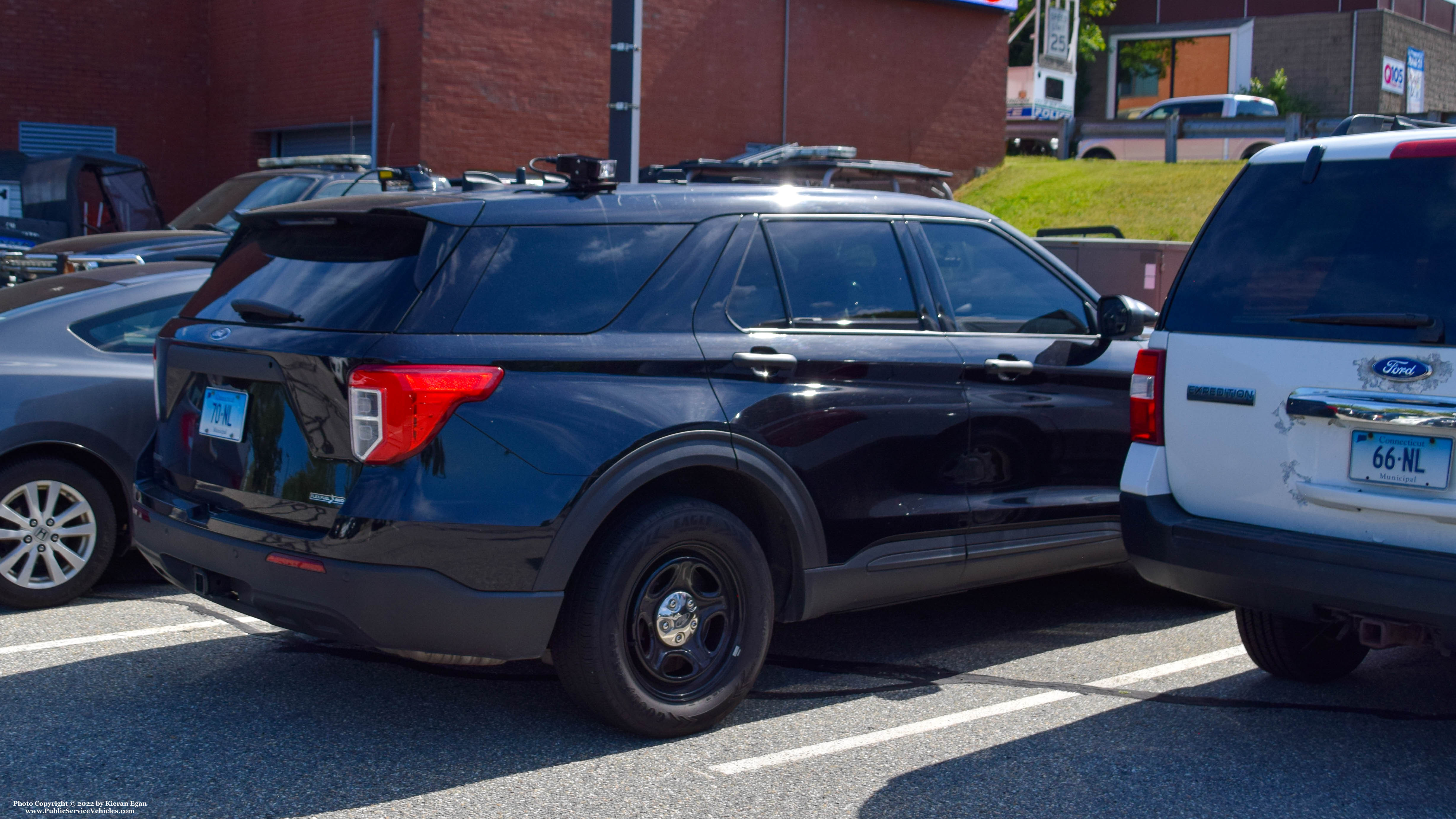 A photo  of New London Police
            Car 70, a 2020-2022 Ford Police Interceptor Utility             taken by Kieran Egan