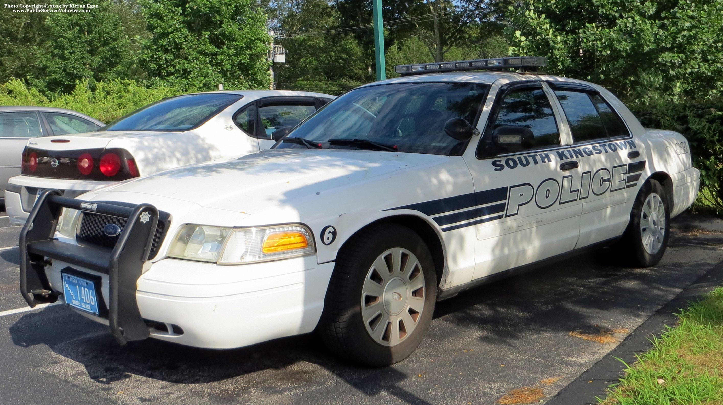 A photo  of South Kingstown Police
            Car 6, a 2006-2008 Ford Crown Victoria Police Interceptor             taken by Kieran Egan