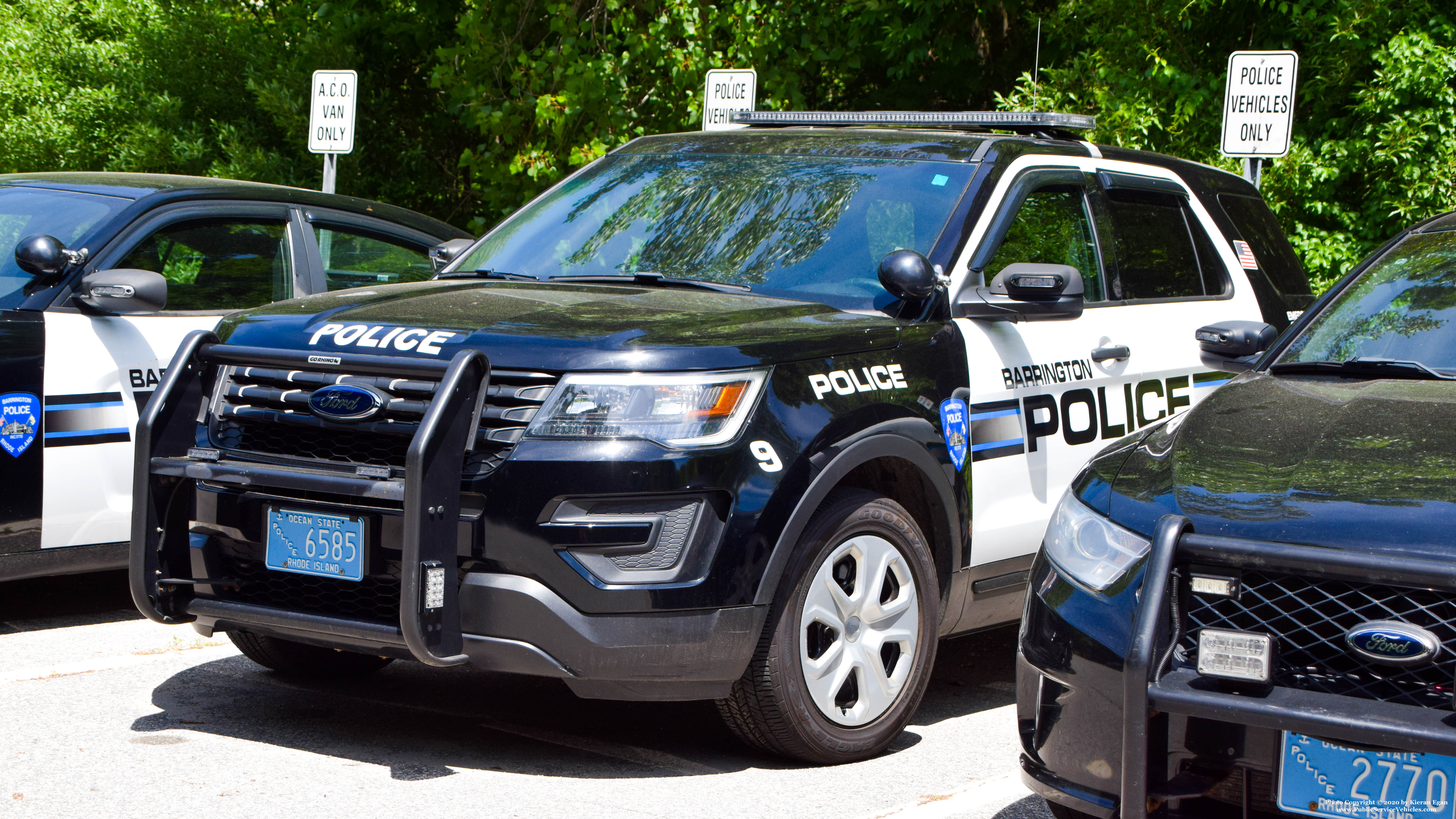 A photo  of Barrington Police
            Car 9, a 2016 Ford Police Interceptor Utility             taken by Kieran Egan