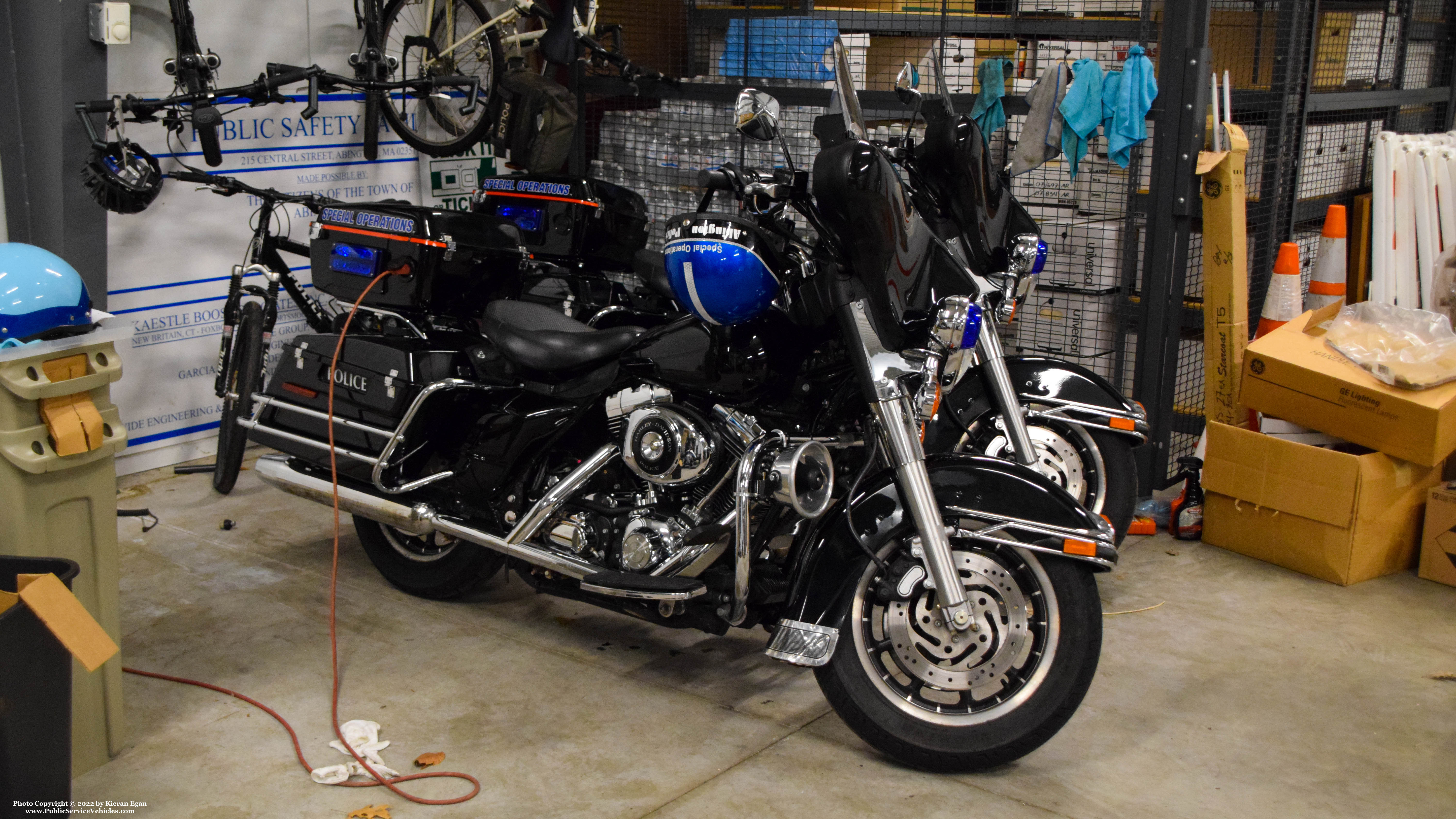 A photo  of Abington Police
            Motorcycle 1, a 2006 Harley-Davidson Electra Glide             taken by Kieran Egan