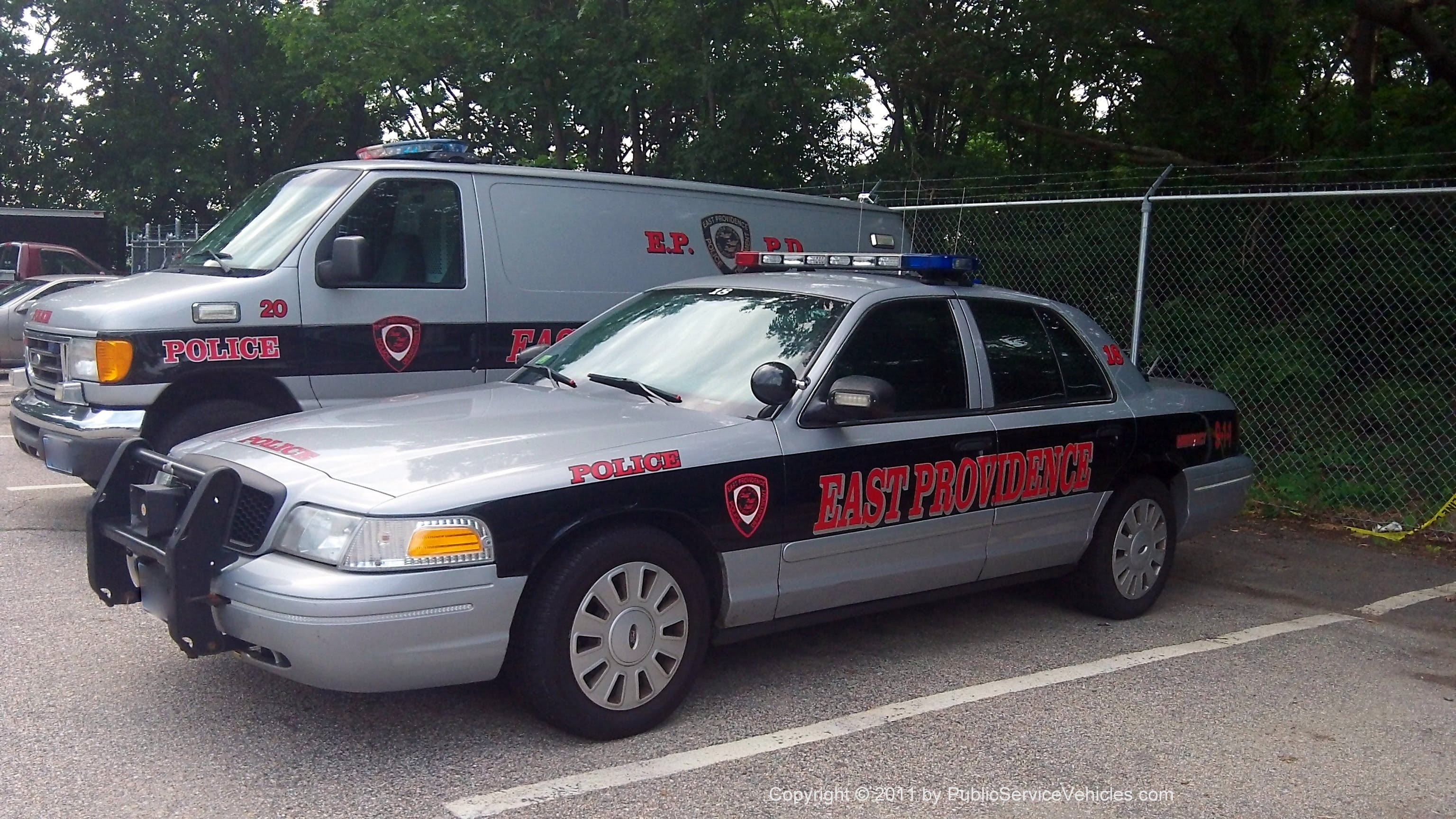 A photo  of East Providence Police
            Car 18, a 2006-2008 Ford Crown Victoria Police Interceptor             taken by Kieran Egan