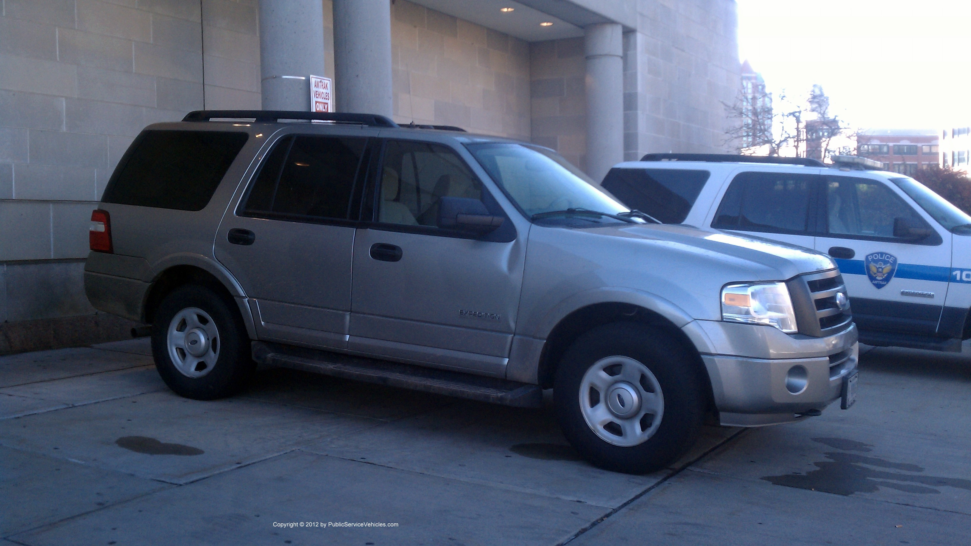 A photo  of Amtrak Police
            Unmarked Unit, a 2007-2012 Ford Expedition             taken by Kieran Egan