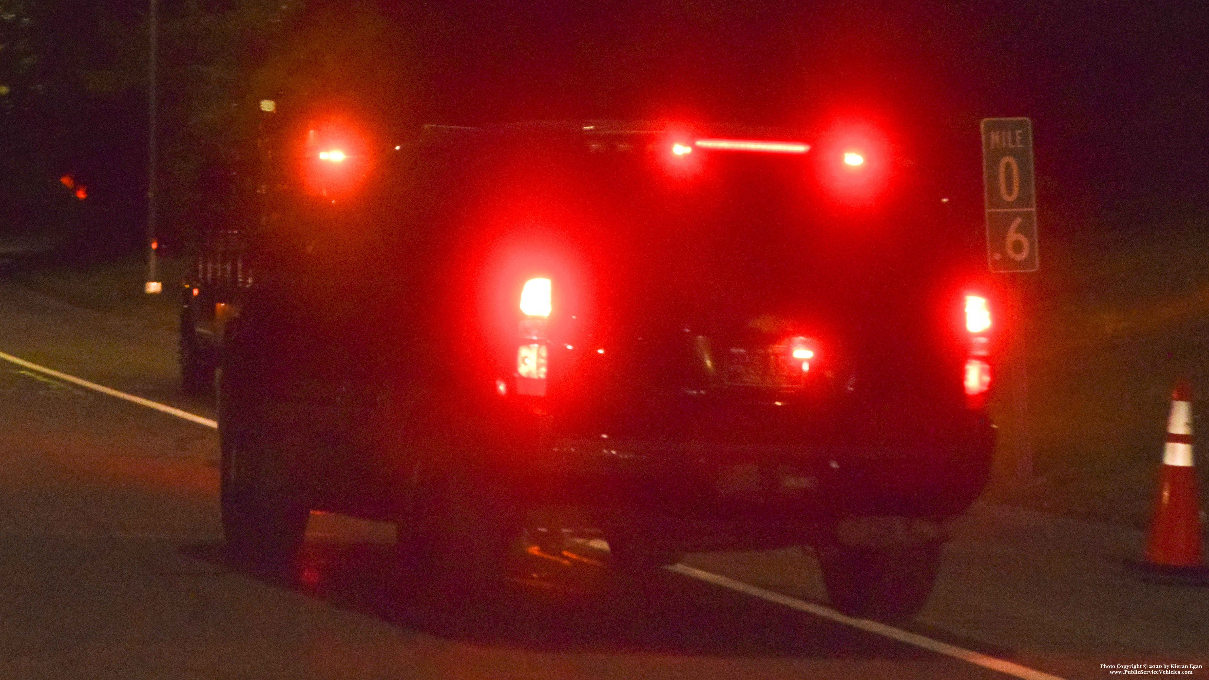 A photo  of Rhode Island State Police
            Cruiser 185, a 2013 Chevrolet Tahoe             taken by Kieran Egan