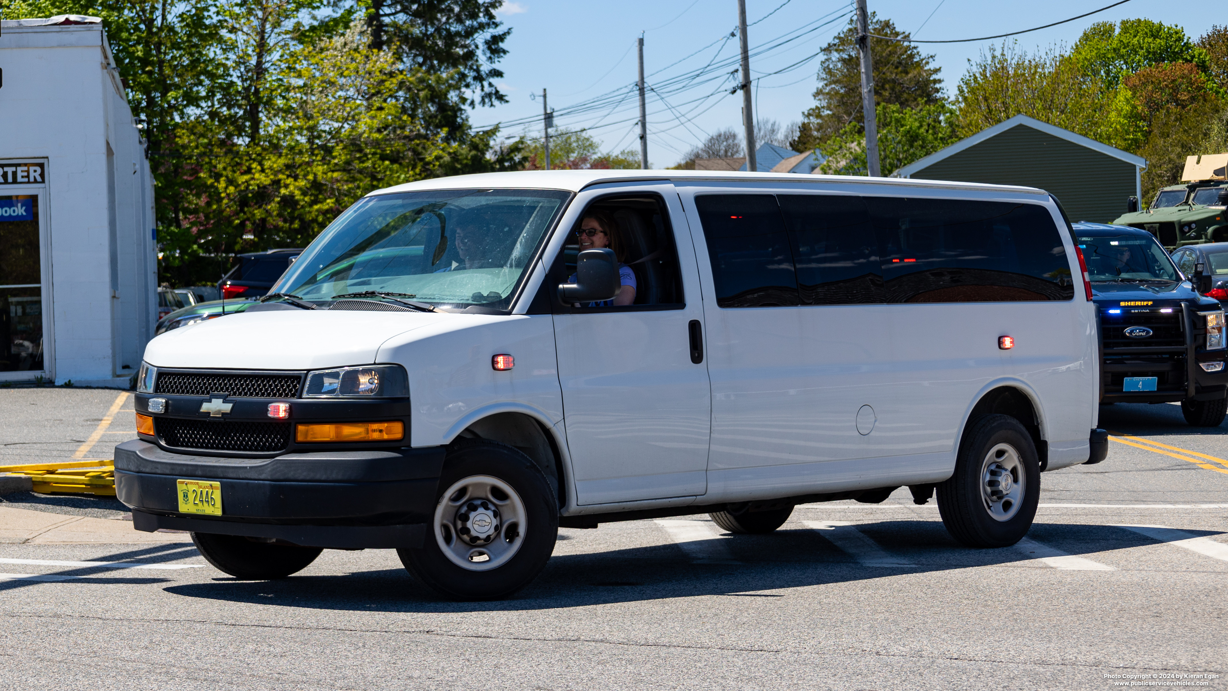 A photo  of Rhode Island Department of Corrections
            Van 2446, a 2005-2020 Chevrolet Express             taken by Kieran Egan