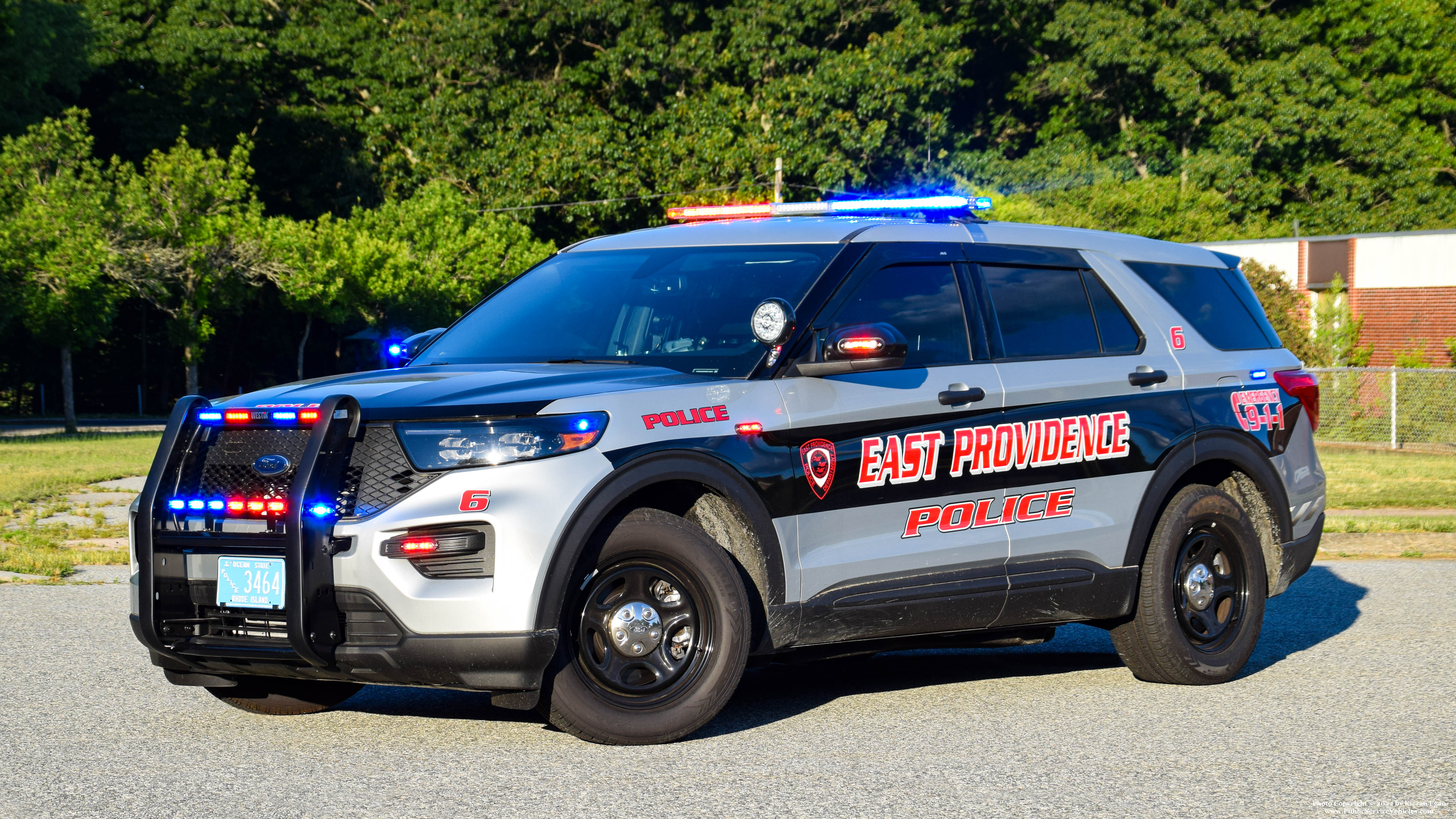 A photo  of East Providence Police
            Car 6, a 2021 Ford Police Interceptor Utility             taken by Kieran Egan